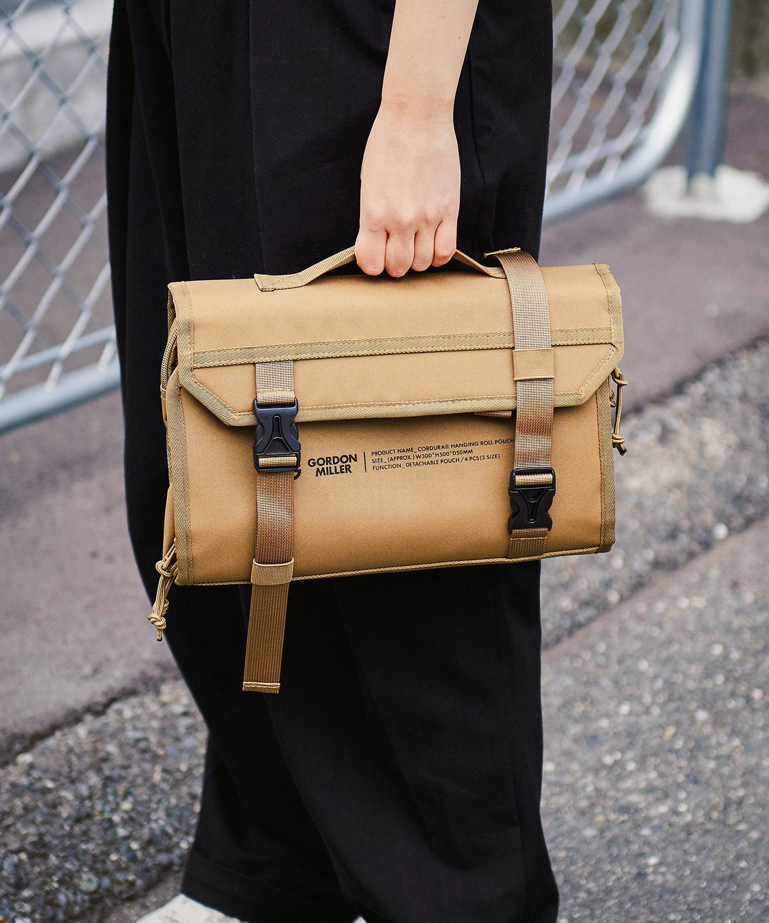 おしゃれ おすすめ カー用品 コーデュラ ハンギング ロール ポーチ 便利グッズ 収納