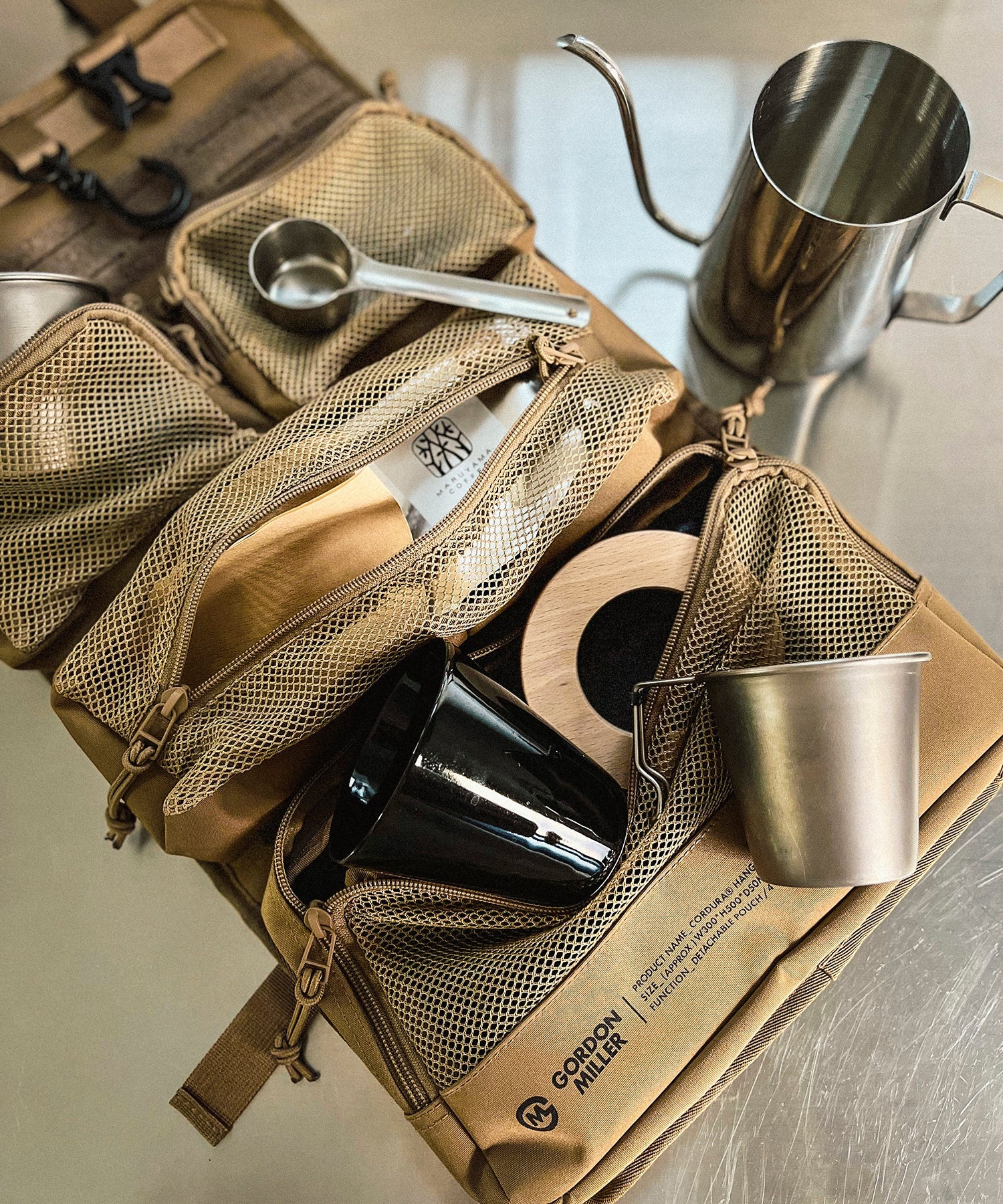 おしゃれ おすすめ カー用品 コーデュラ ハンギング ロール ポーチ 便利グッズ 収納