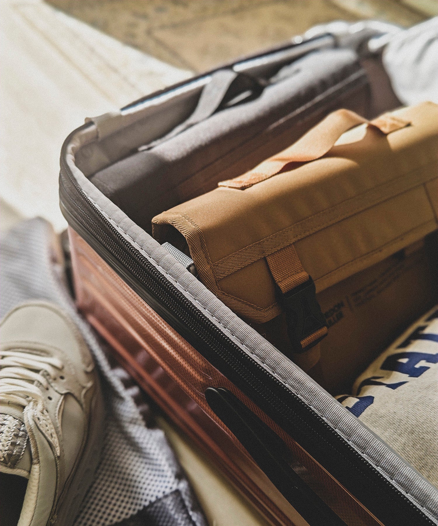 おしゃれ おすすめ カー用品 コーデュラ ハンギング ロール ポーチ 便利グッズ 収納