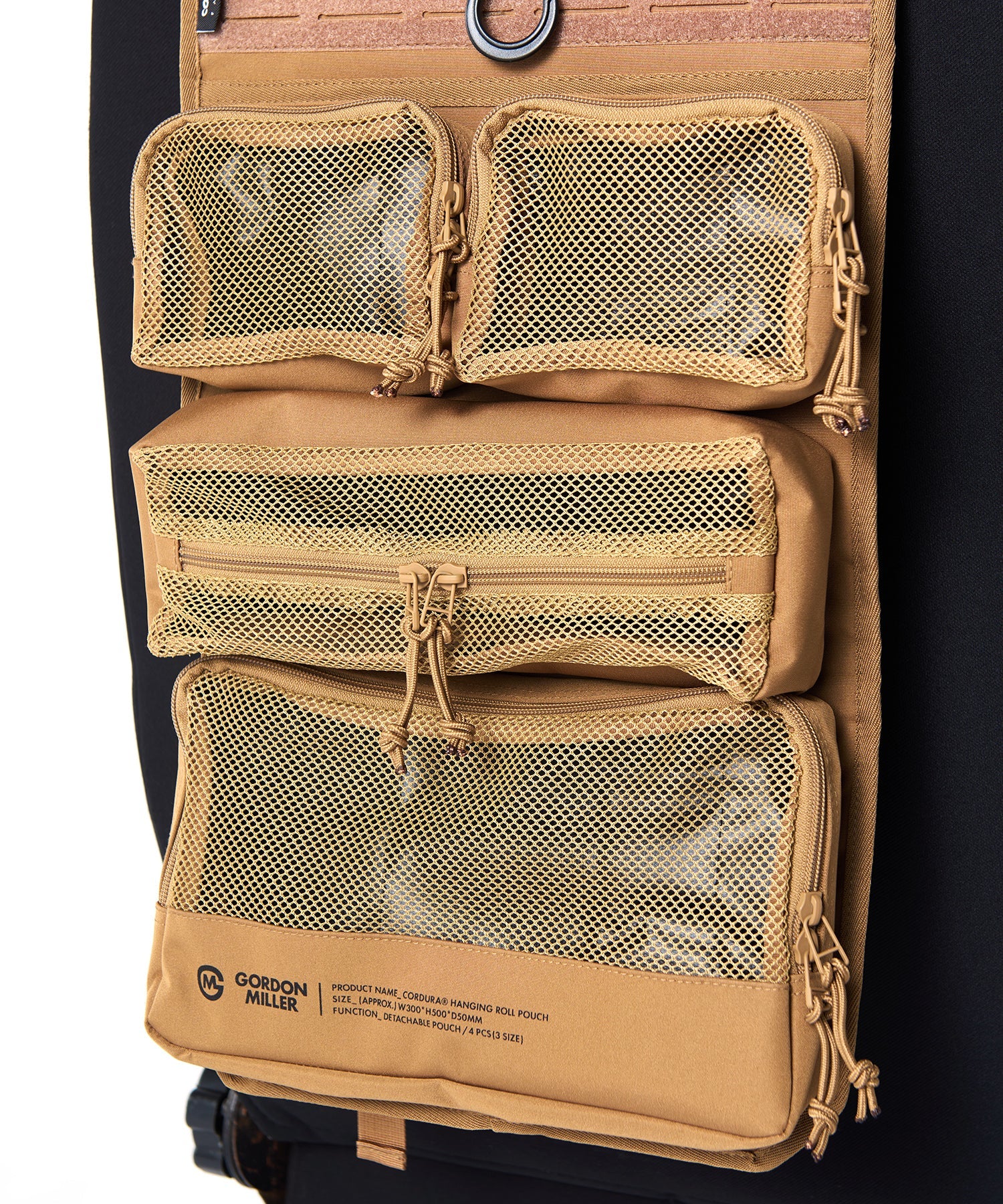 おしゃれ おすすめ カー用品 コーデュラ ハンギング ロール ポーチ 便利グッズ 収納