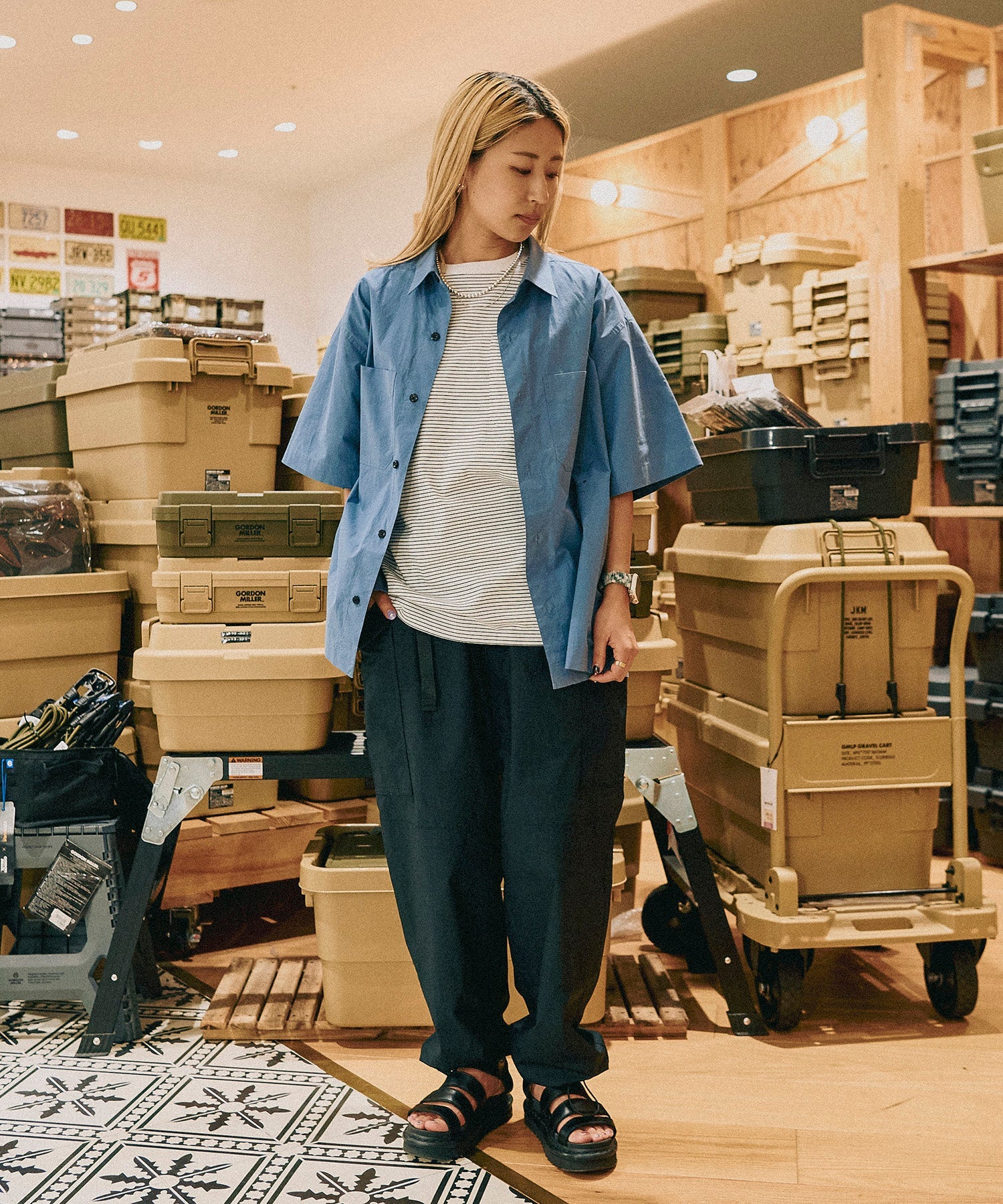 おしゃれ おすすめ ワークウェア ブランド ハーフスリーブ ワークシャツ