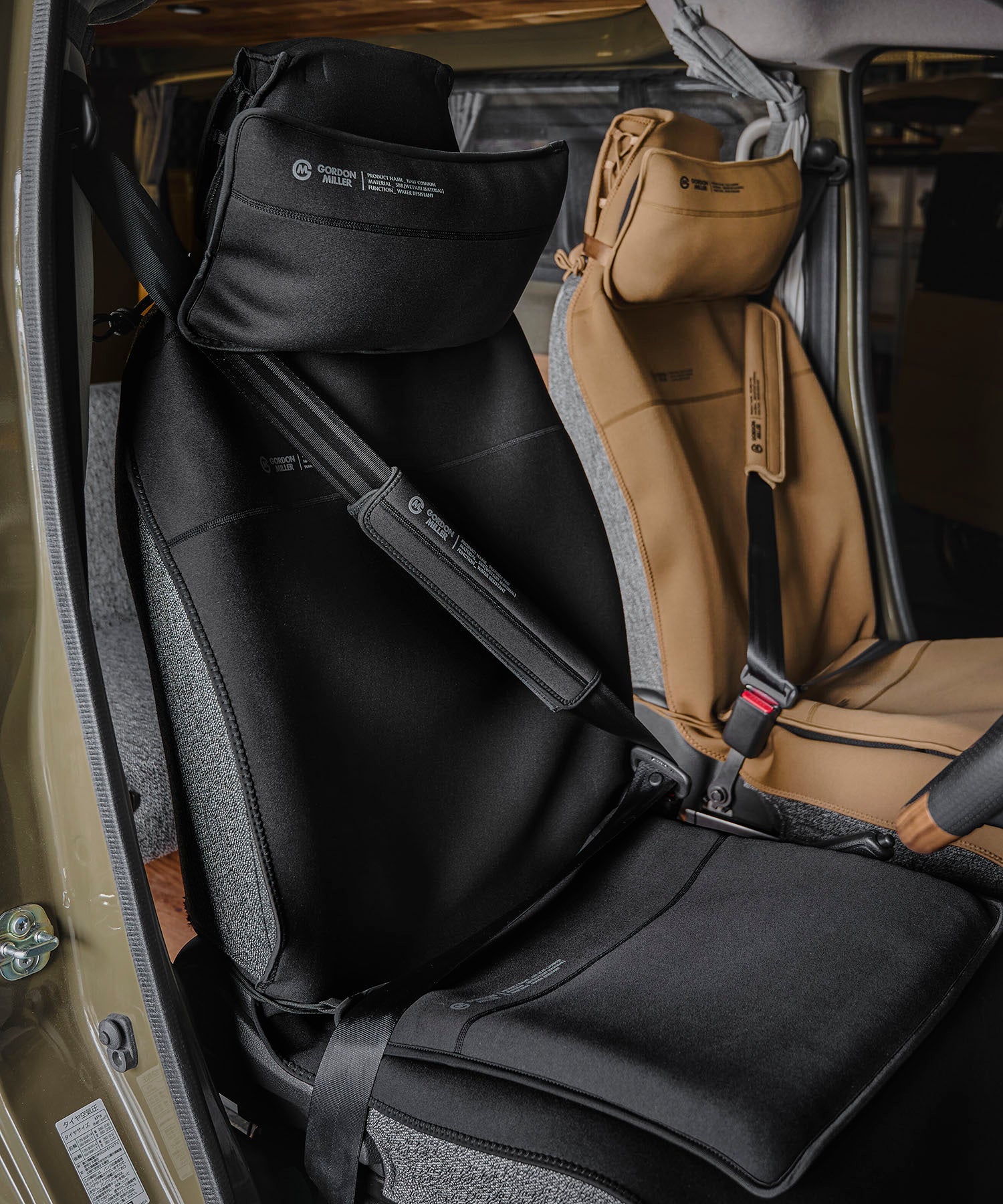 おしゃれ おすすめ カー用品 車 かけるだけ SBR 防水 汎用 フロント シートカバー