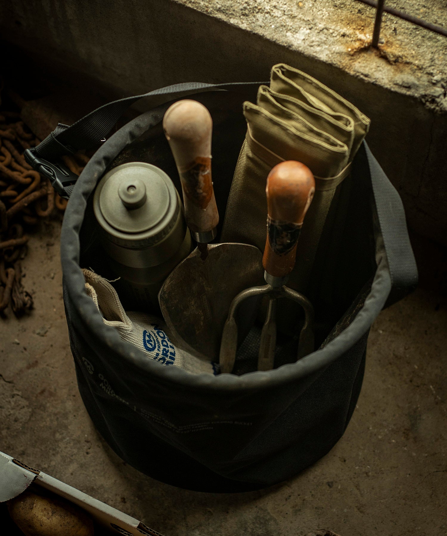 おしゃれ おすすめ 洗車用品 コーデュラ フォールディング バケツ 洗車用品入れ