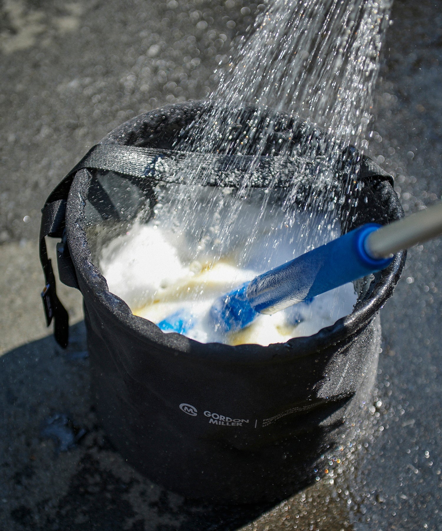 おしゃれ おすすめ 洗車用品 コーデュラ フォールディング バケツ 洗車用品入れ