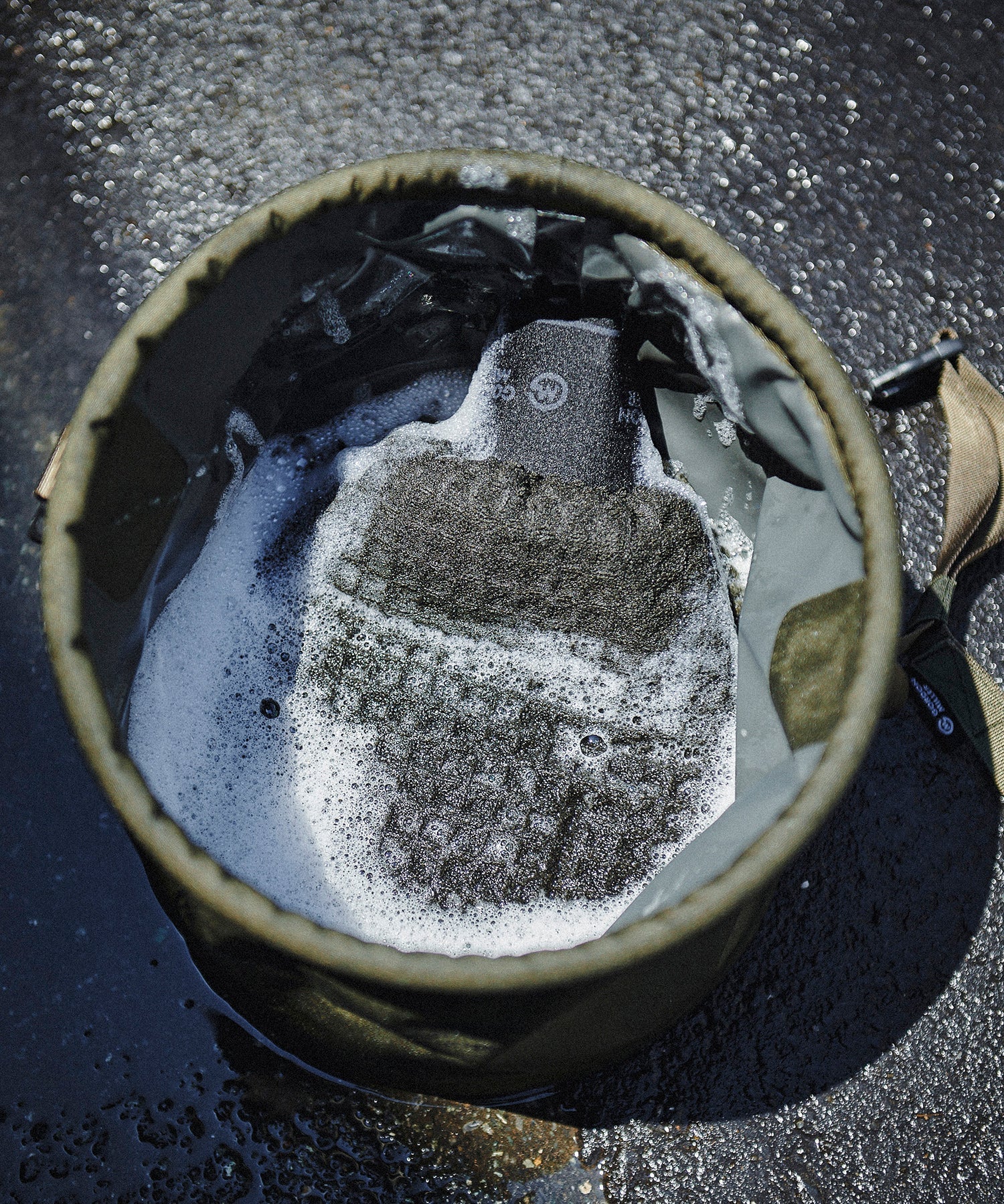 おしゃれ おすすめ 洗車用品 コーデュラ フォールディング バケツ 洗車用品入れ