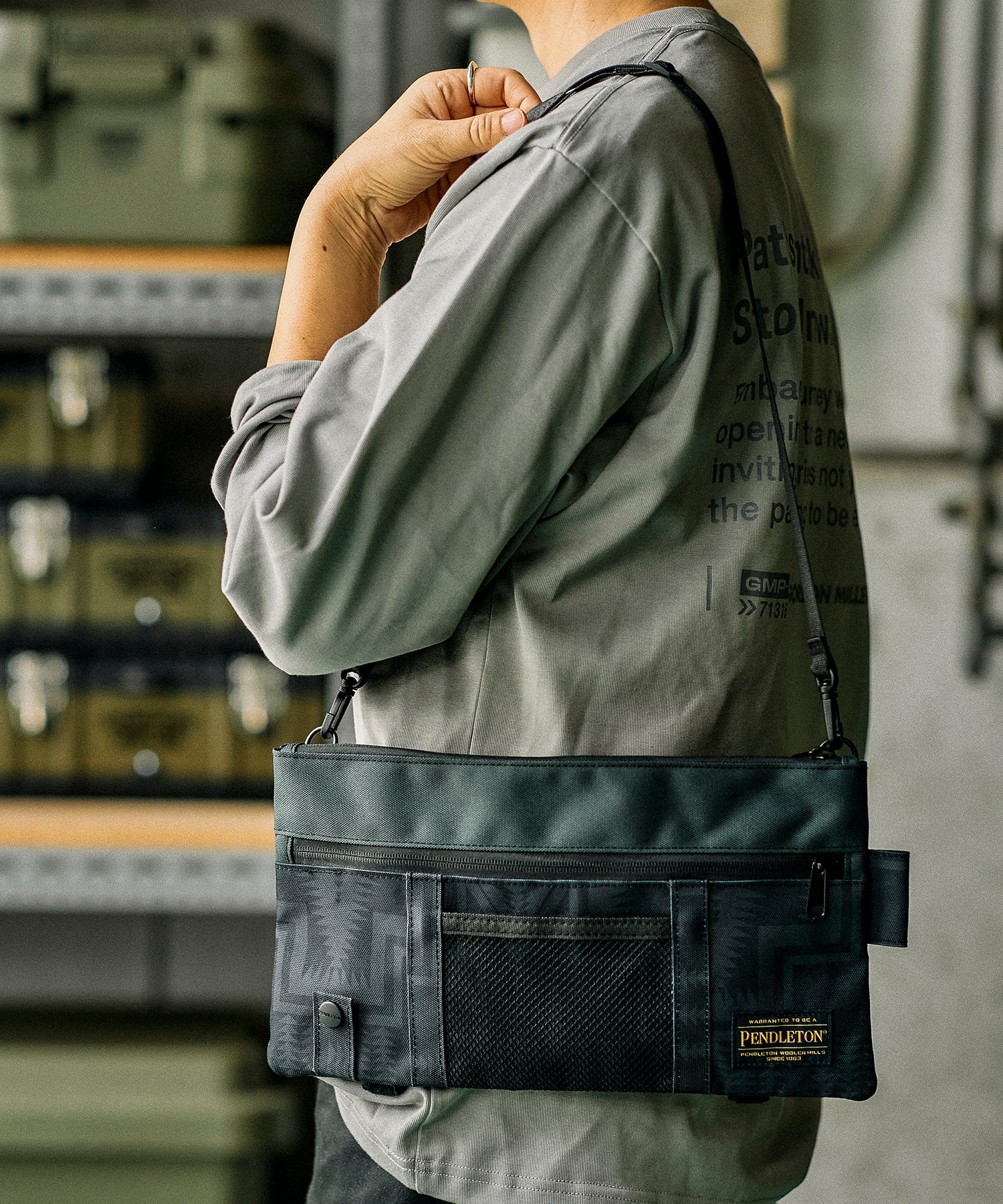 おしゃれ ワークウェア ペンドルトン PENDLETON フラット ポーチ 便利グッズ