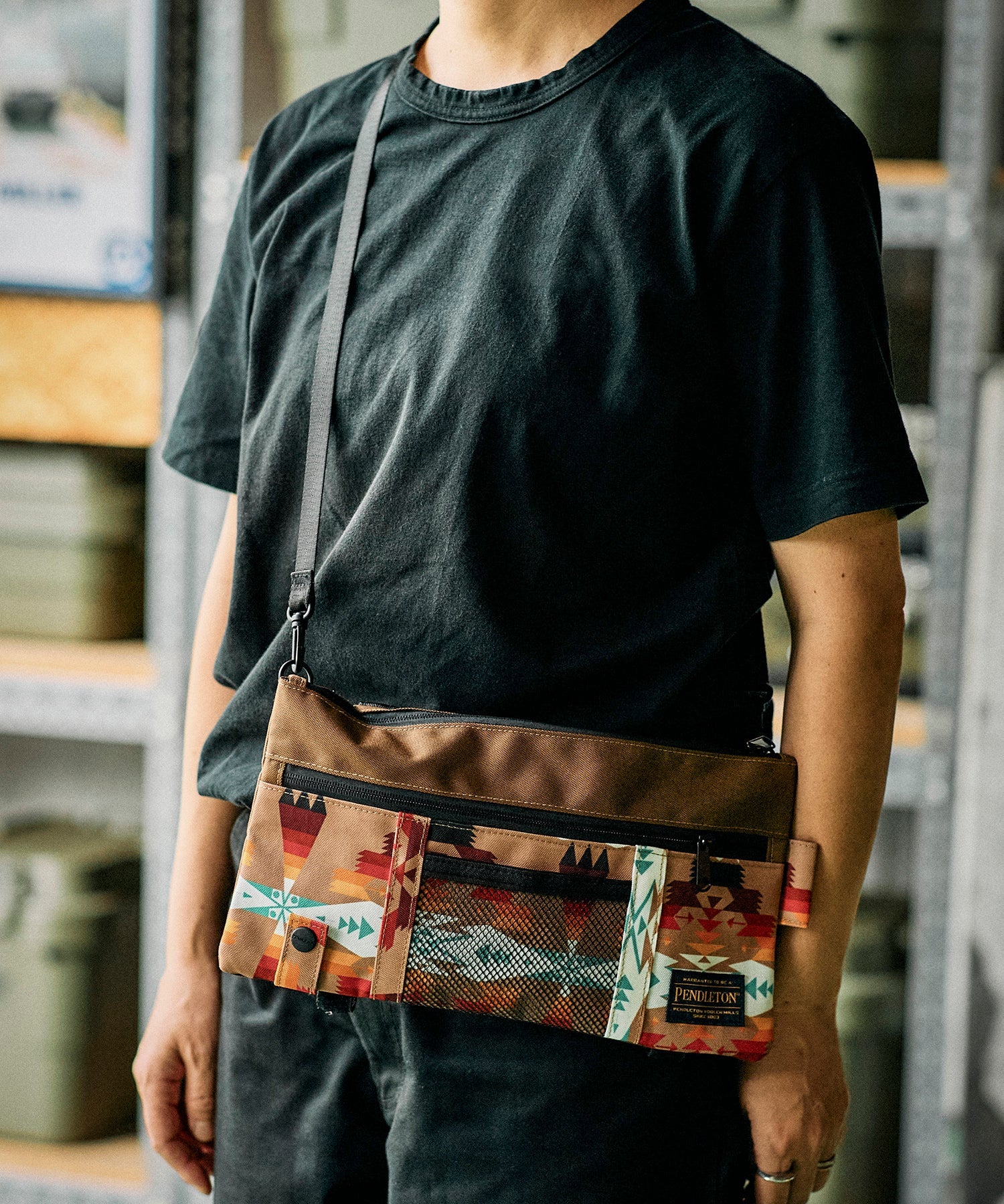 おしゃれ ワークウェア ペンドルトン PENDLETON フラット ポーチ 便利グッズ