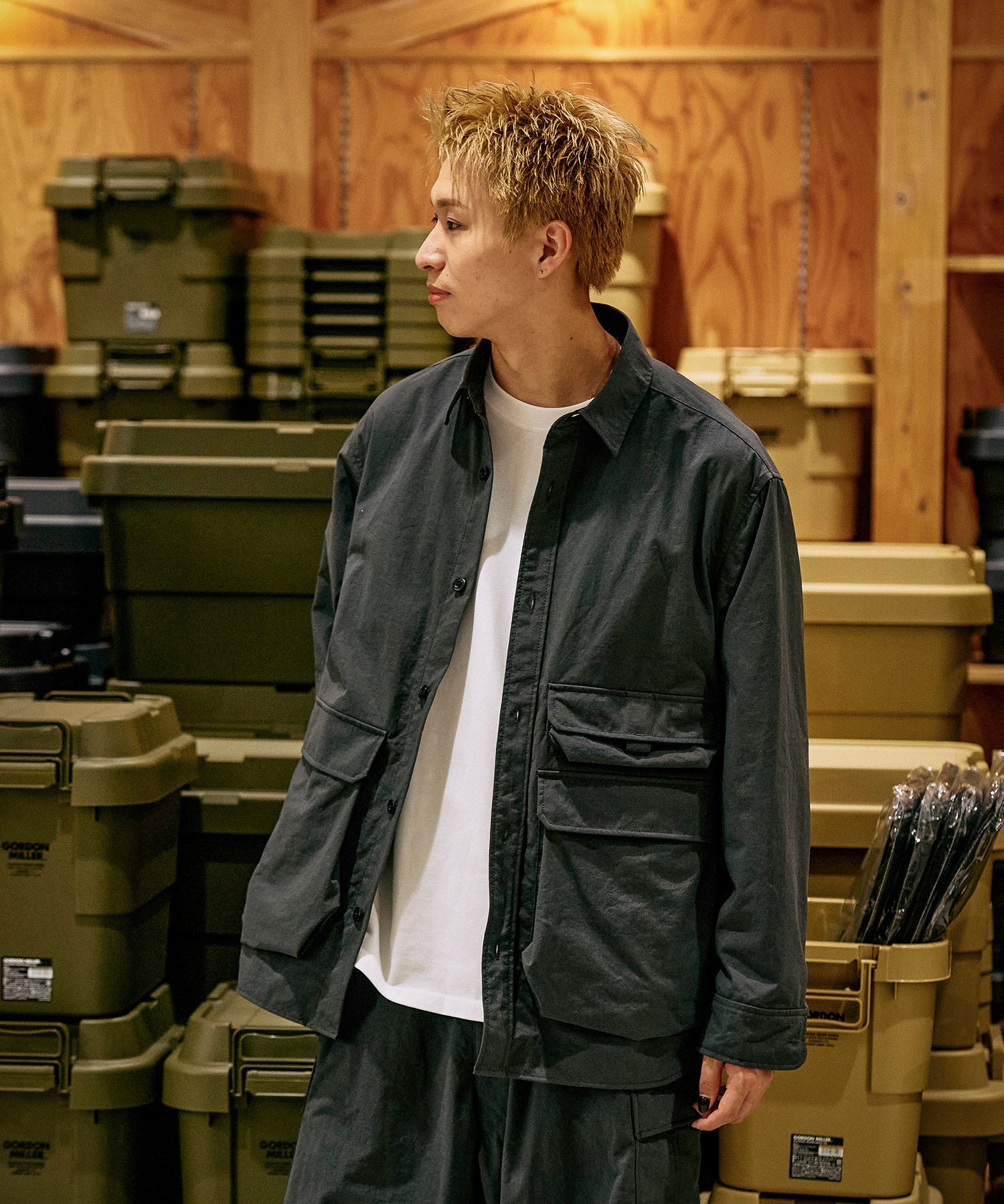 おしゃれ おすすめ ワークウェア ブランド テック ナイロン シャツ ジャケット 撥水 透湿