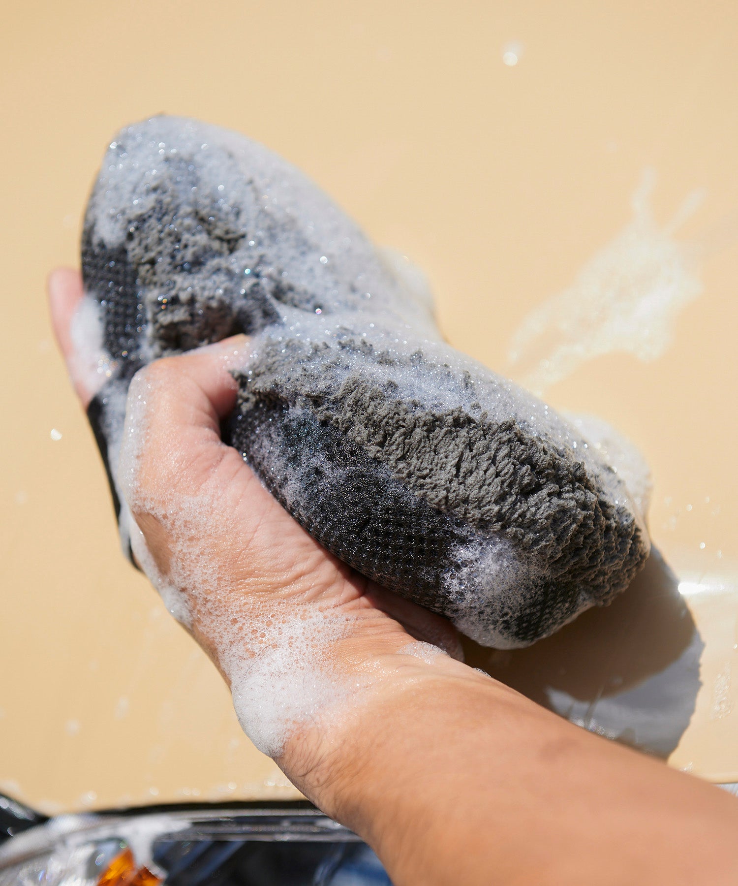 おしゃれ おすすめ 洗車用品 高密度長毛 マイクロファイバー 洗浄 スポンジ オートバックス