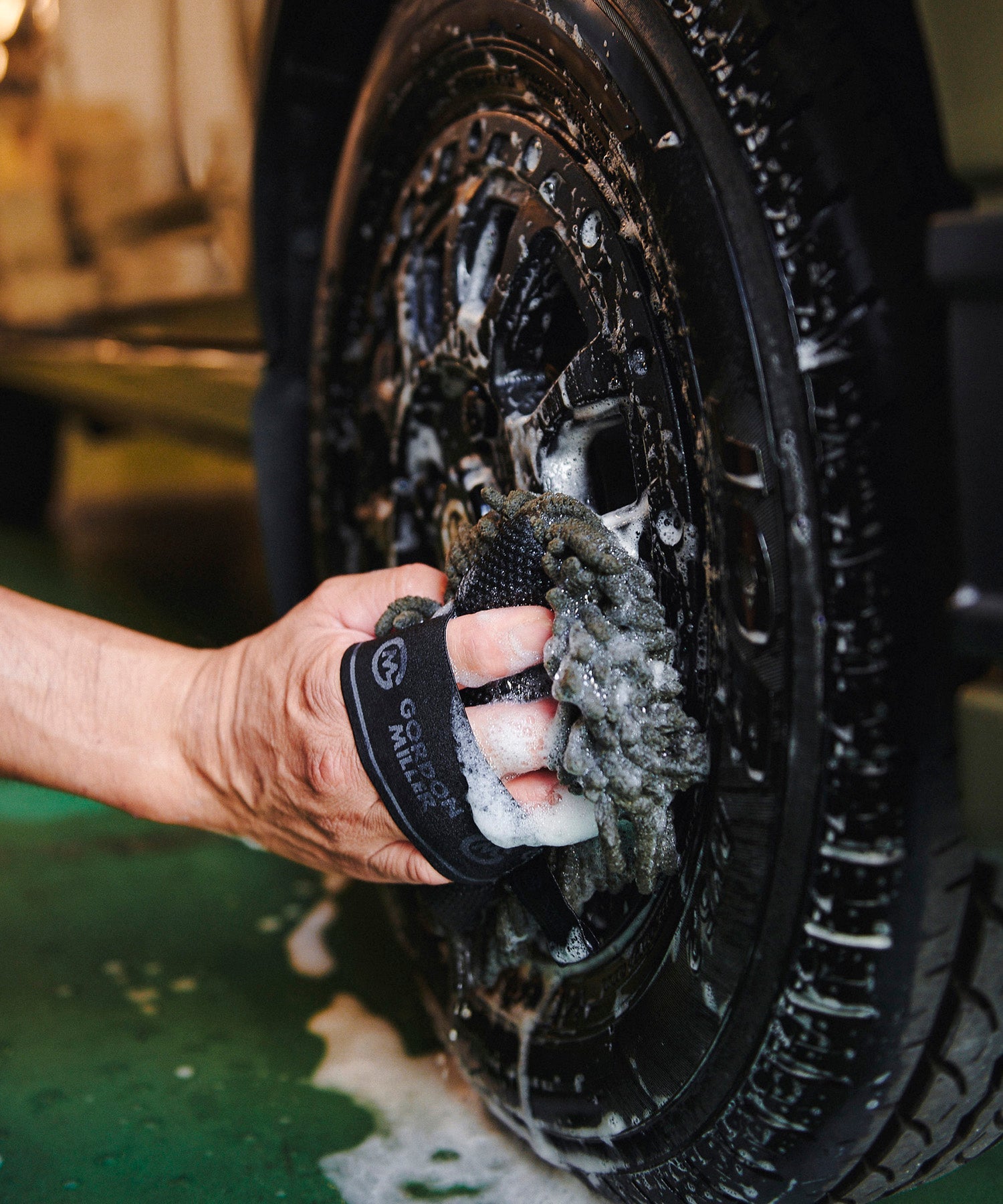 おしゃれ おすすめ 洗車用品 高密度シェニール マイクロファイバー 洗浄 スポンジ