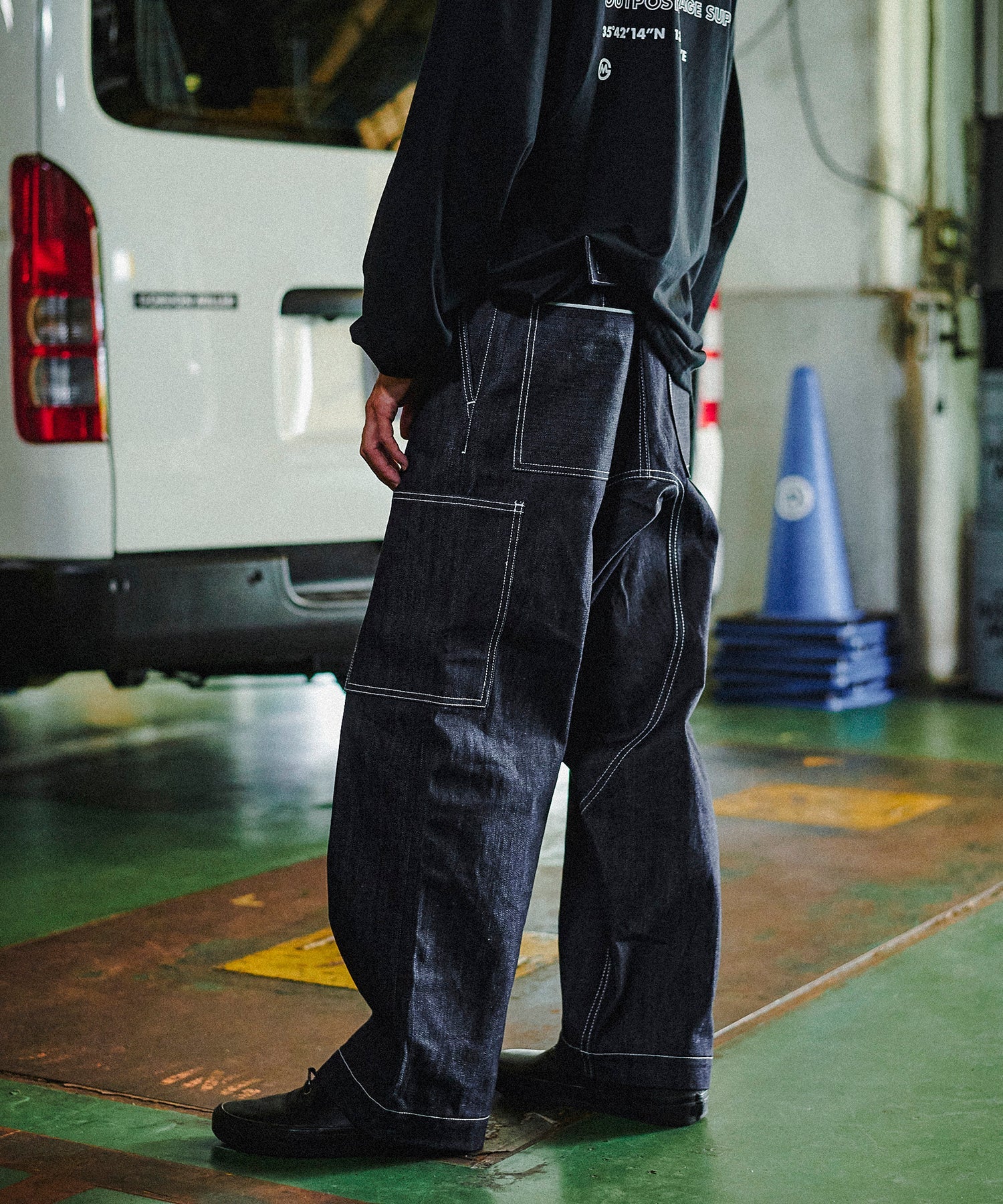 おしゃれ おすすめ ワークウェア ブランド REMI RELIEF デニム カーゴパンツ