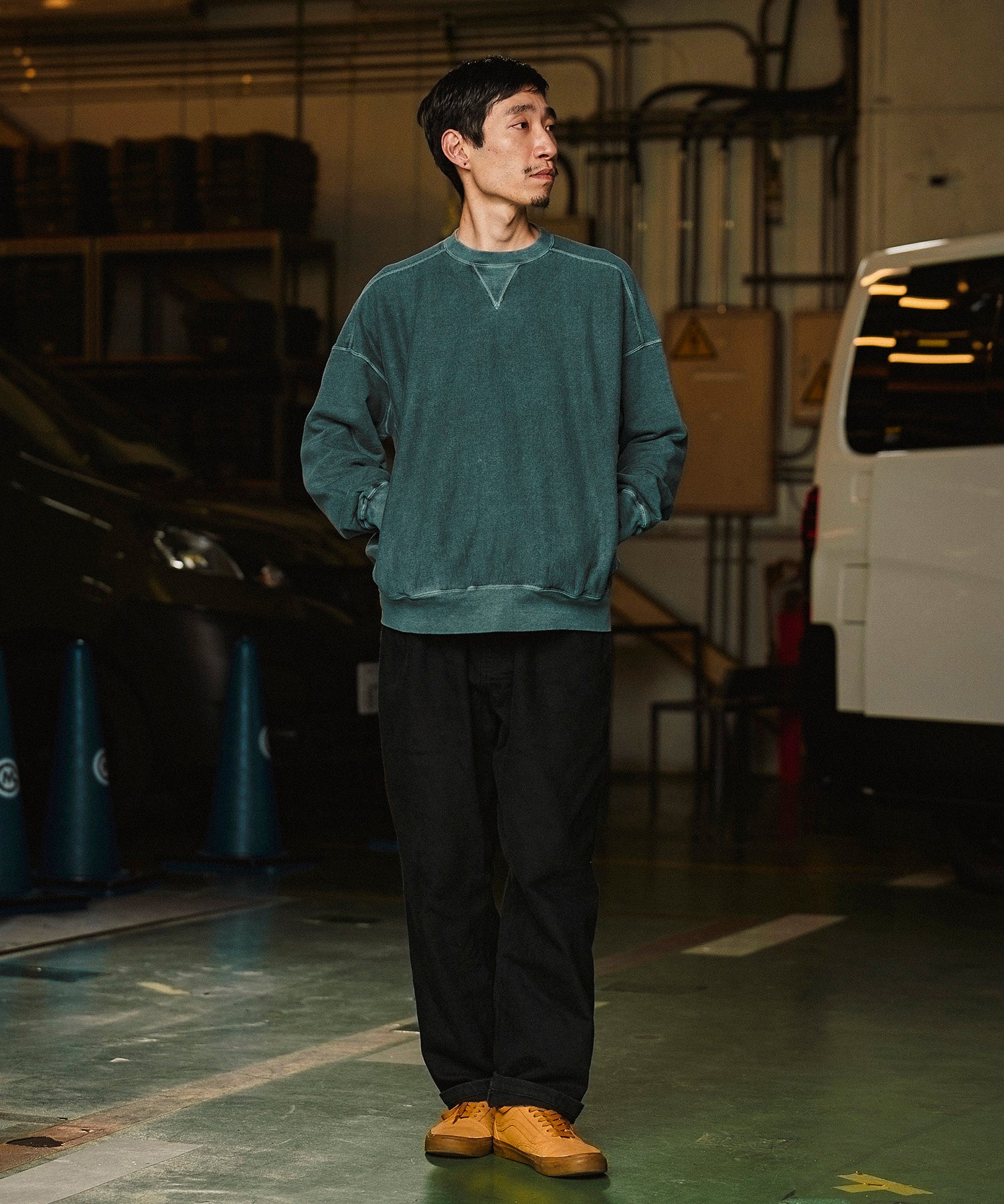 おしゃれ おすすめ ワークウェア ブランド GOOD ON ワイド クルー スウェット