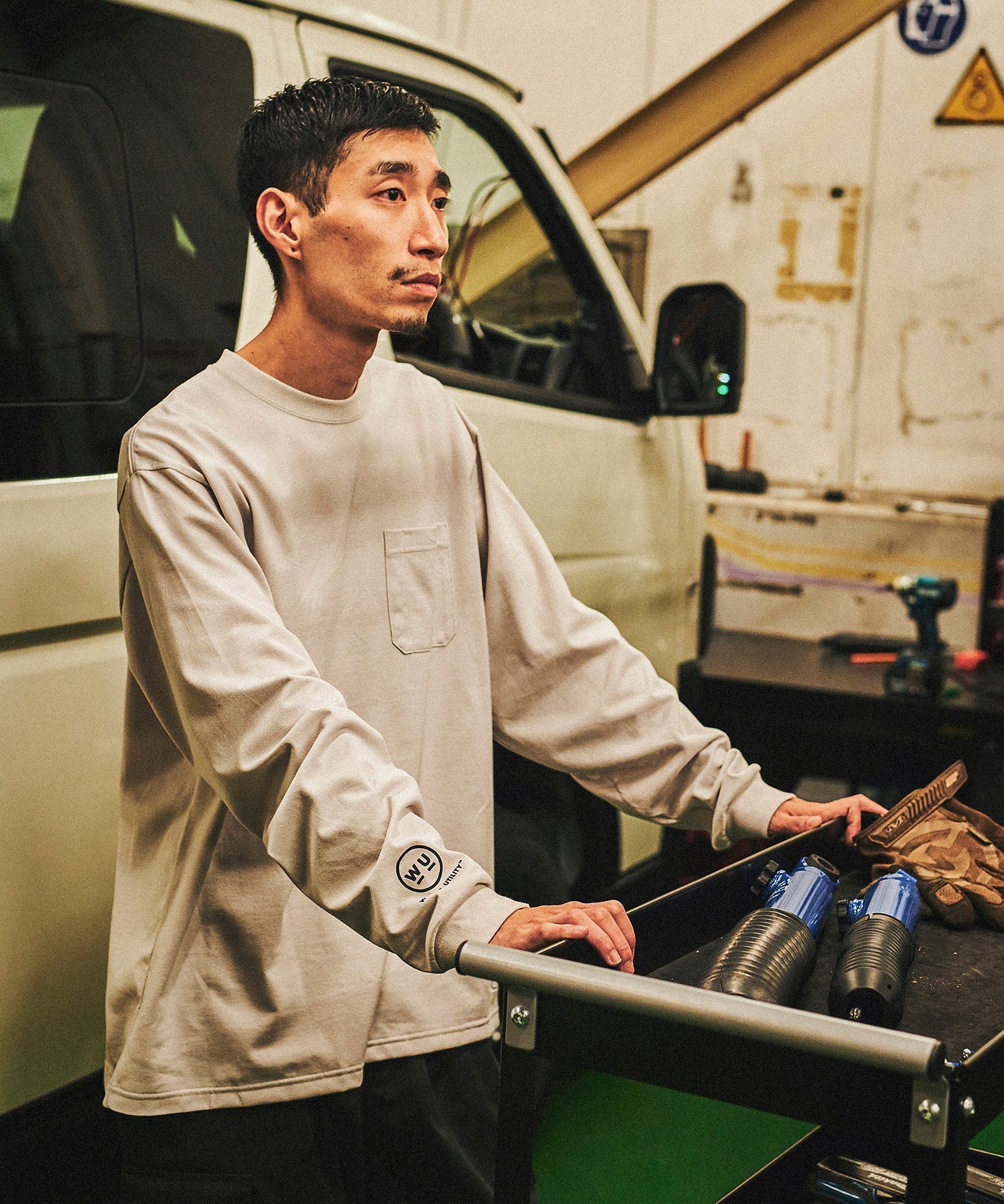 おしゃれ おすすめ ワークウェア VIBTEX ビブテックス 長袖 Tシャツ 抗菌 防臭 消臭