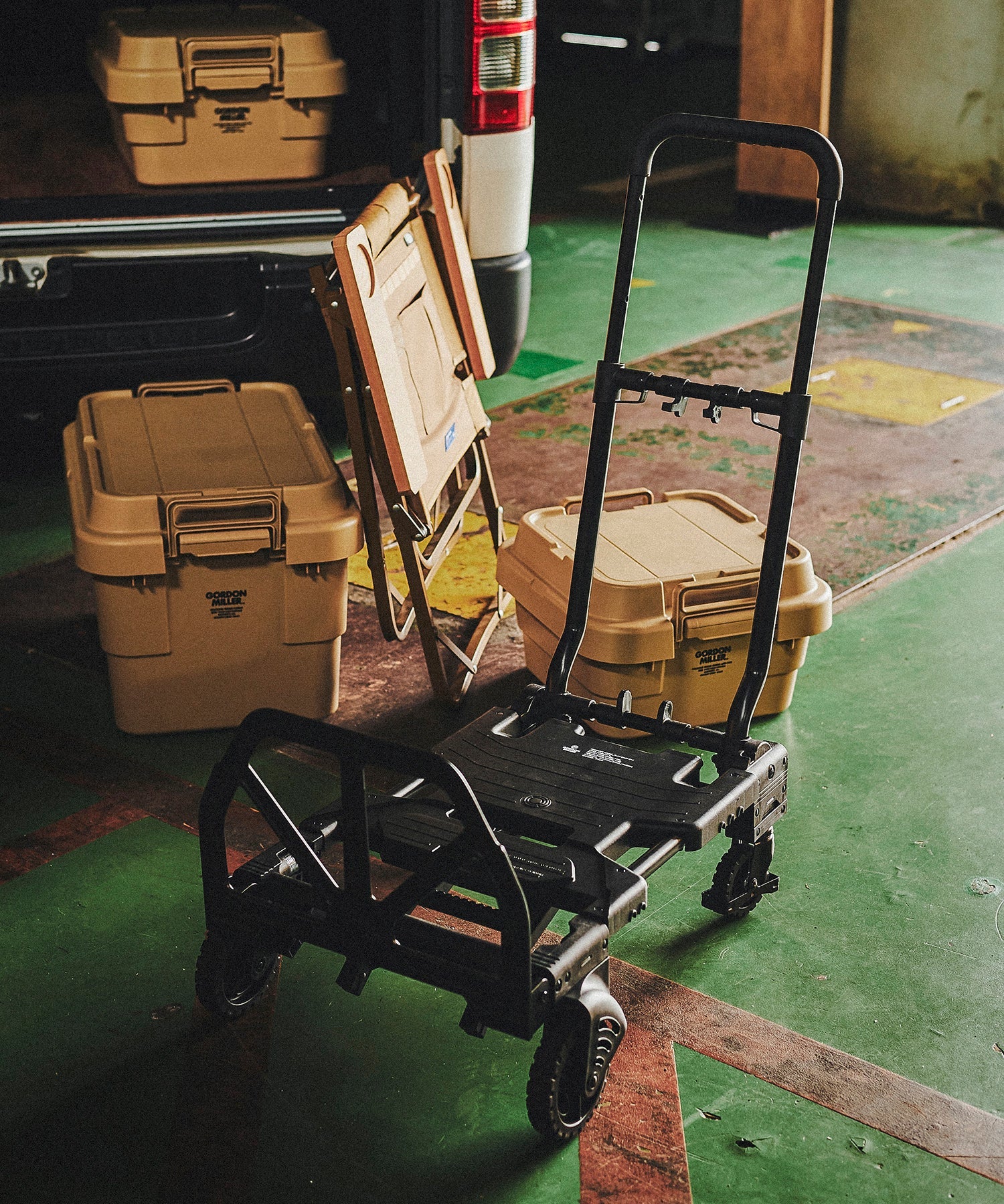 おしゃれ おすすめ アウトドア 折りたたみ フラットカート 二輪 四輪 台車