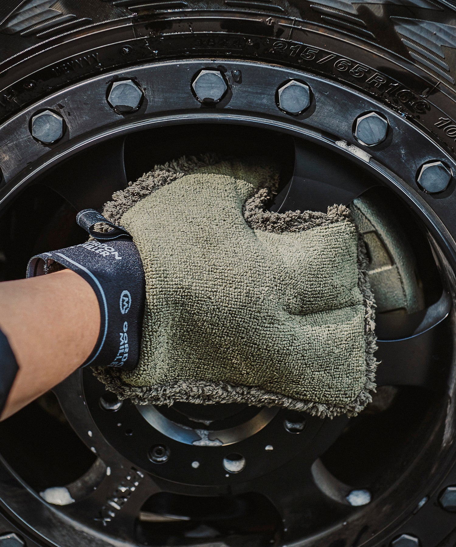 おしゃれ おすすめ マイクロファイバー ホイール 洗浄 グローブ 洗車用品 洗車用具