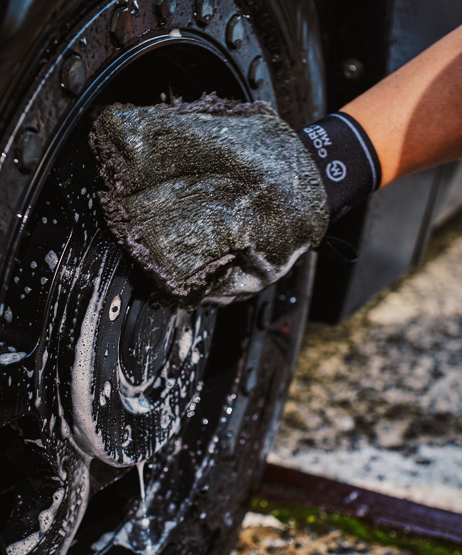 おしゃれ おすすめ マイクロファイバー ホイール 洗浄 グローブ 洗車用品 洗車用具