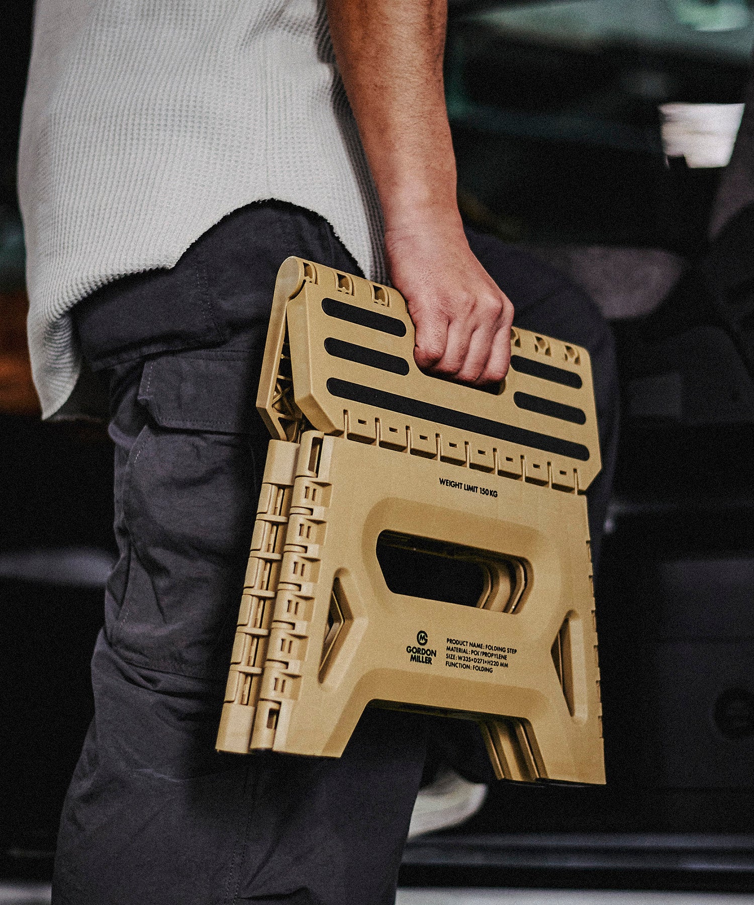 おしゃれ おすすめ フォールディング ステップ ロー 折りたたみ 踏み台 便利グッズ 洗車