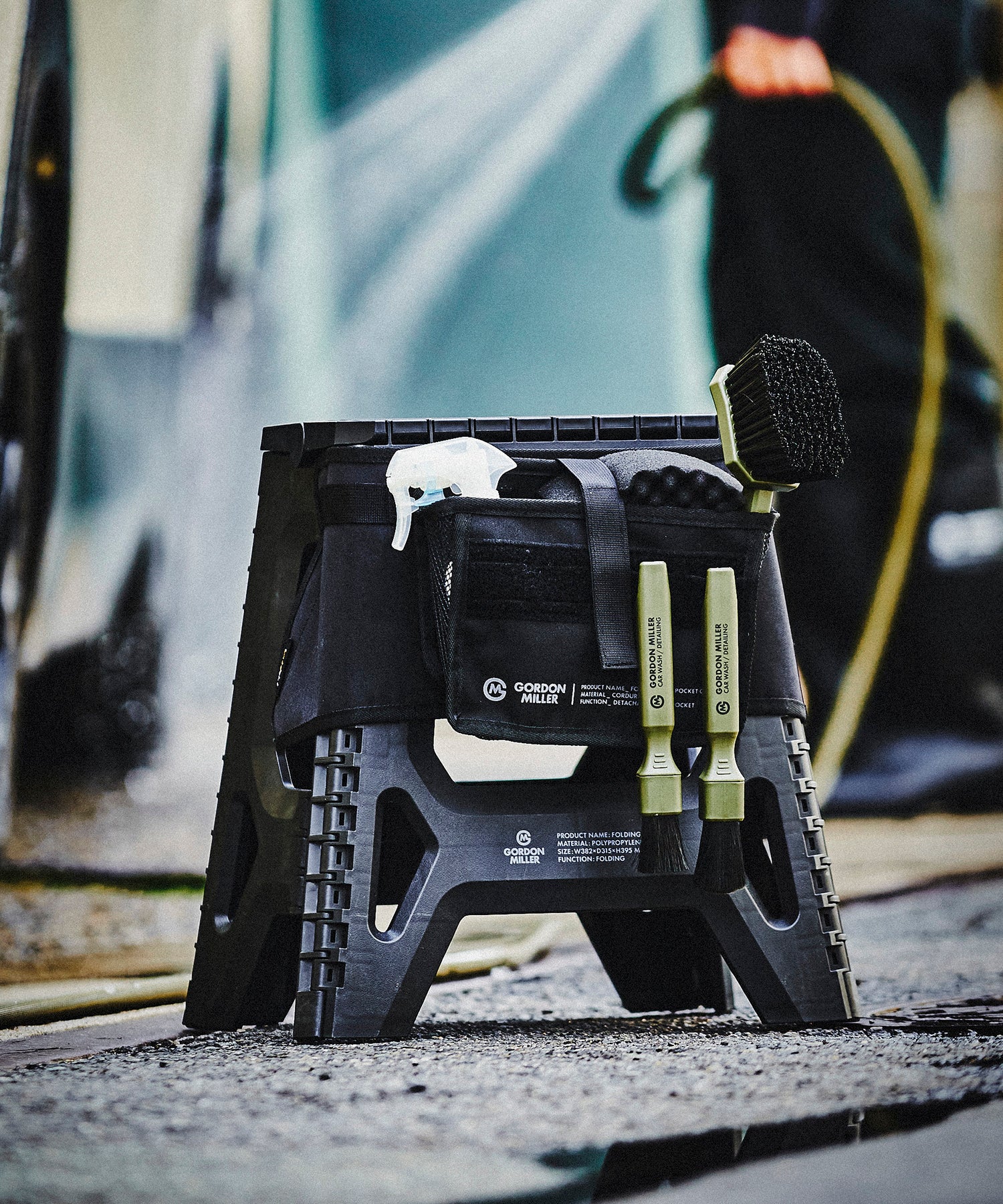 おしゃれ おすすめ フォールディング ステップ ポケット カバー 便利グッズ 洗車 収納