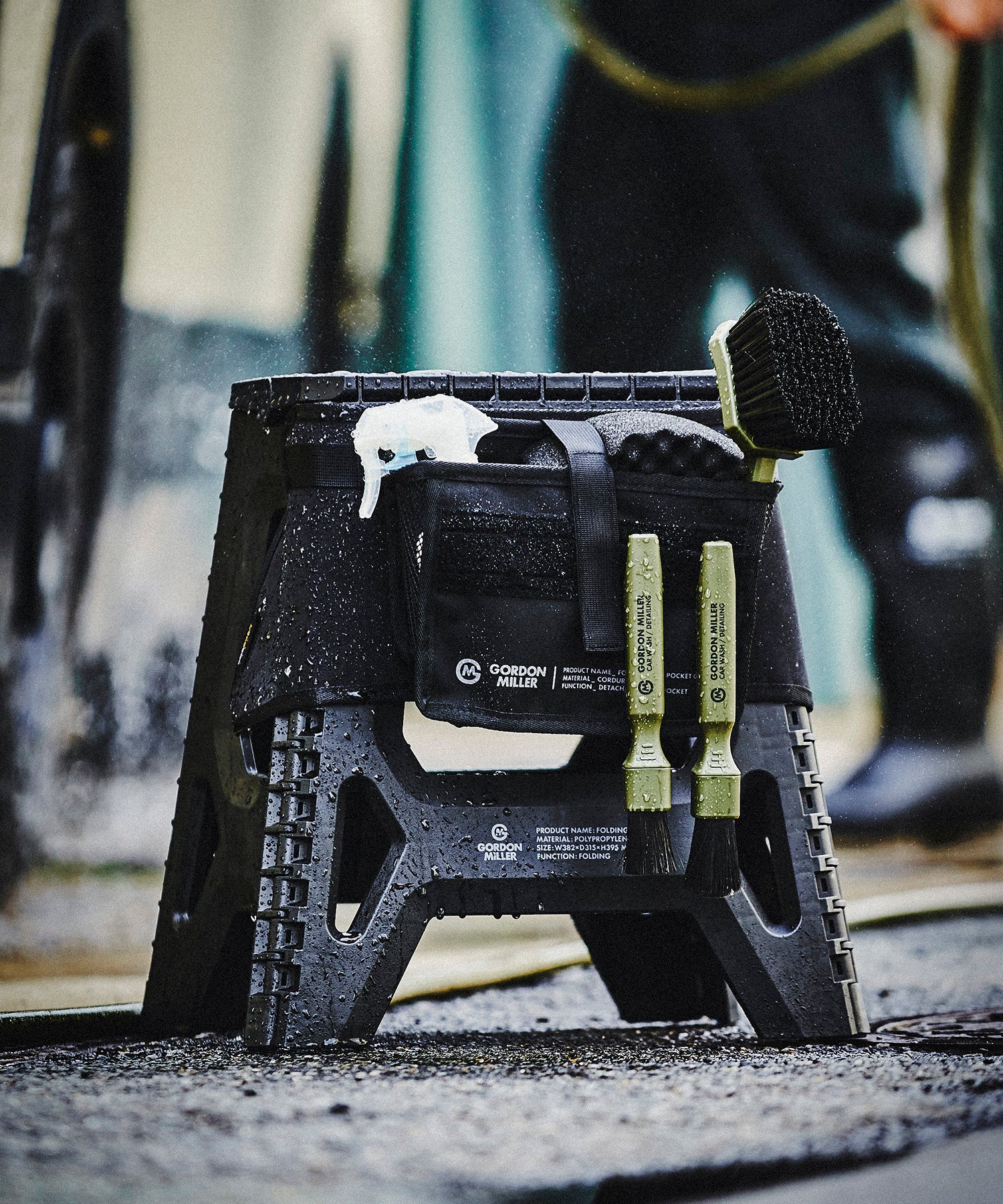 おしゃれ おすすめ フォールディング ステップ ポケット カバー 便利グッズ 洗車 収納