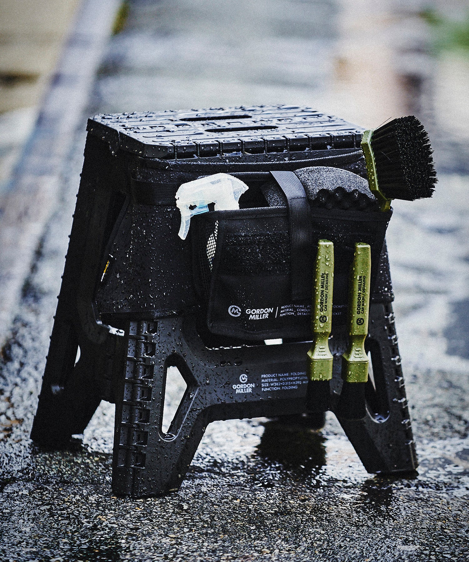 おしゃれ おすすめ フォールディング ステップ ポケット カバー 便利グッズ 洗車 収納