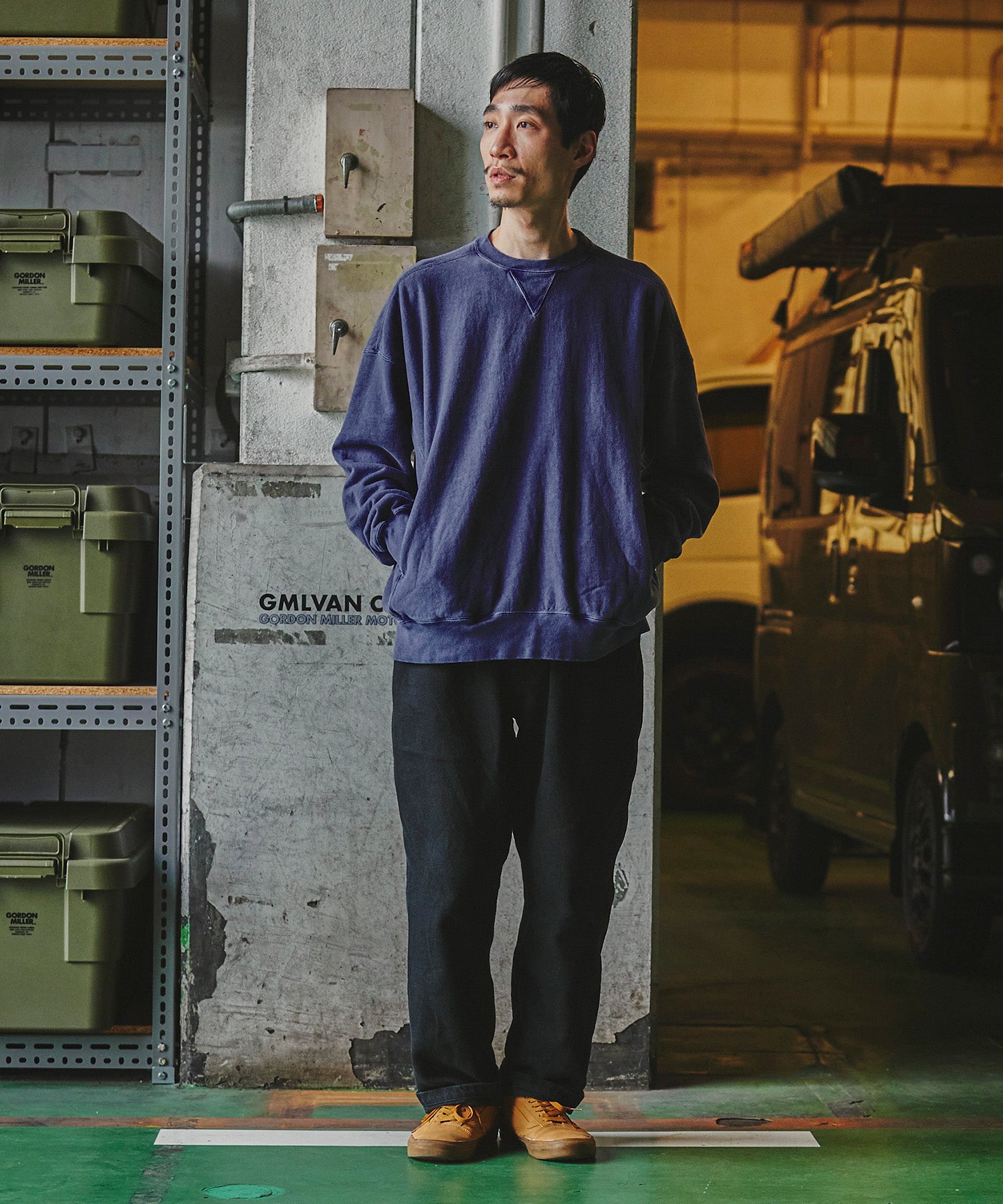 おしゃれ おすすめ ワークウェア ブランド GOOD ON ワイド クルー スウェット