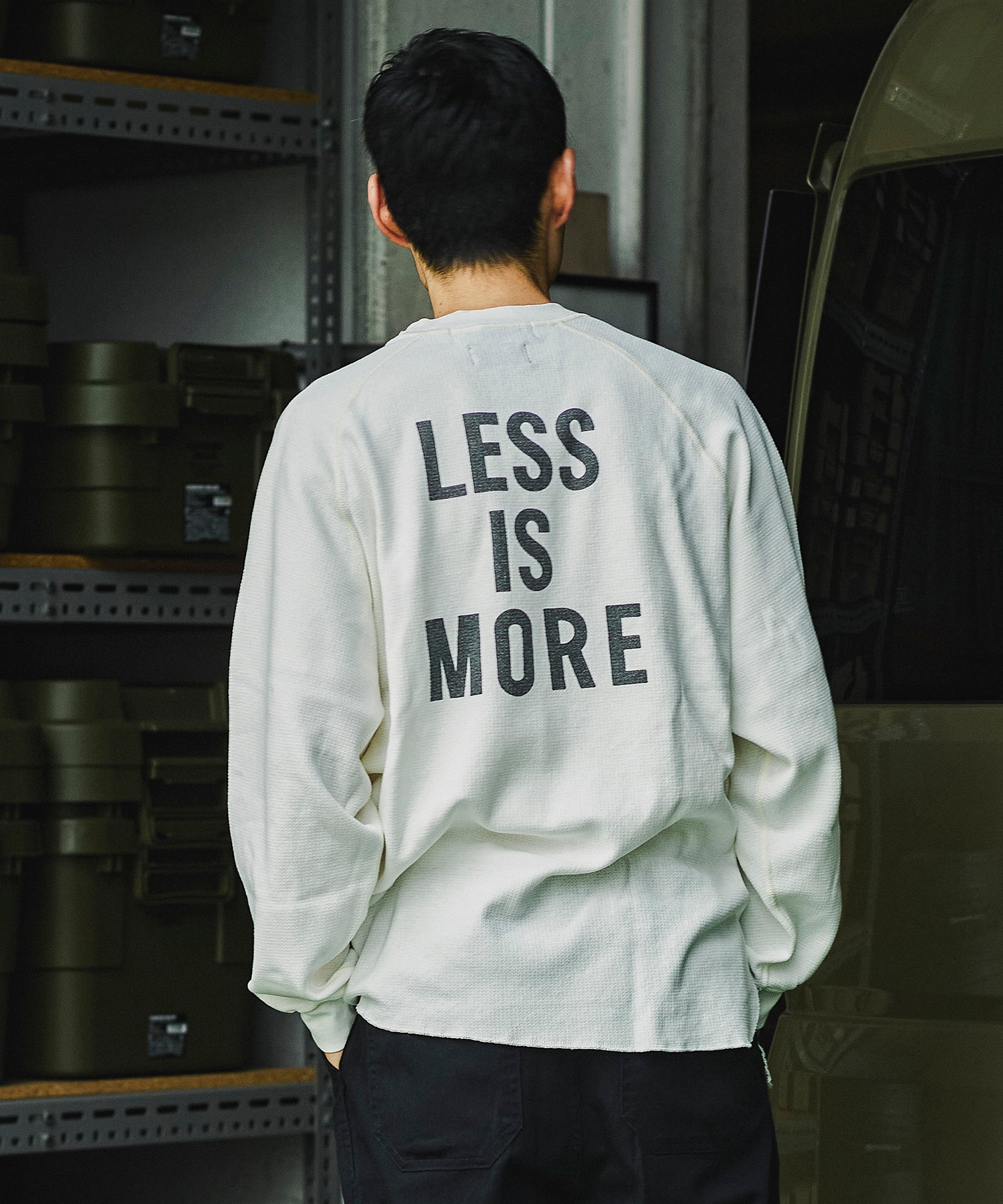 おしゃれ おすすめ ワークウェア ブランド REMI RELIEF ラグラン 長袖 Tシャツ