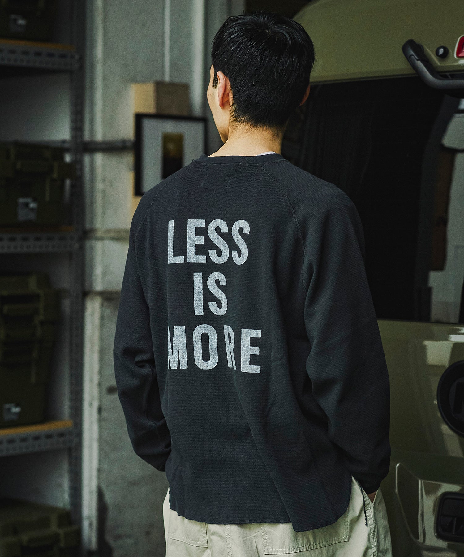 おしゃれ おすすめ ワークウェア ブランド REMI RELIEF ラグラン 長袖 Tシャツ