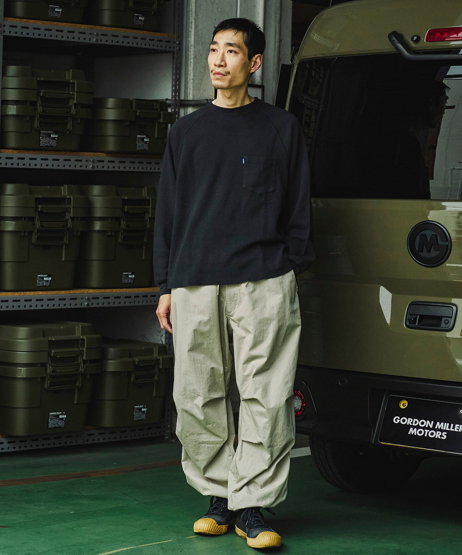 おしゃれ おすすめ ワークウェア ブランド REMI RELIEF ラグラン 長袖 Tシャツ