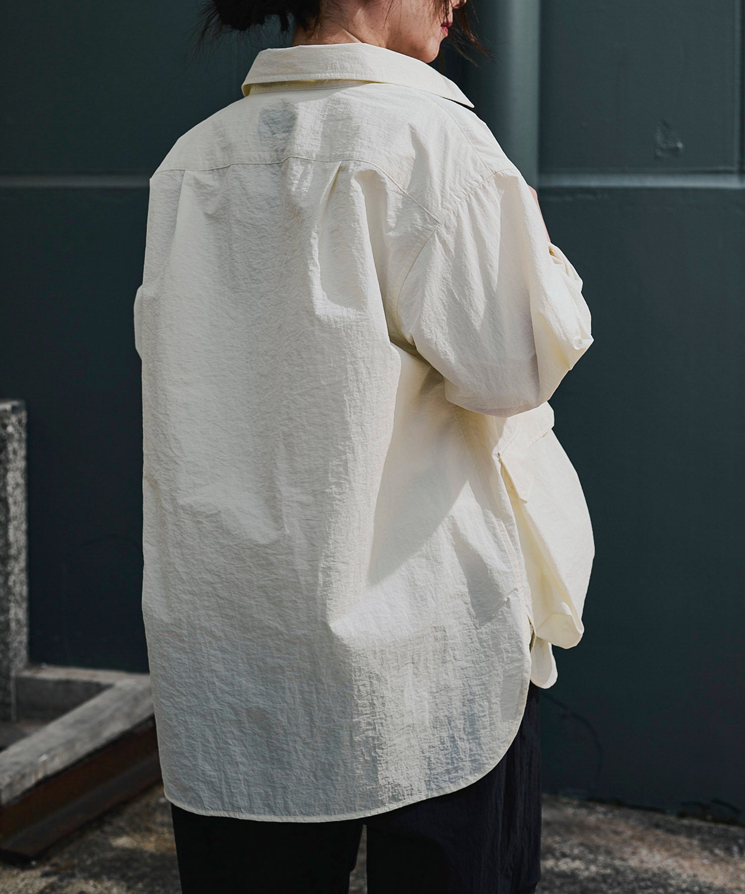 おしゃれ おすすめ ワークウェア ライト テック ナイロン シャツ 速乾 ドライ 軽量