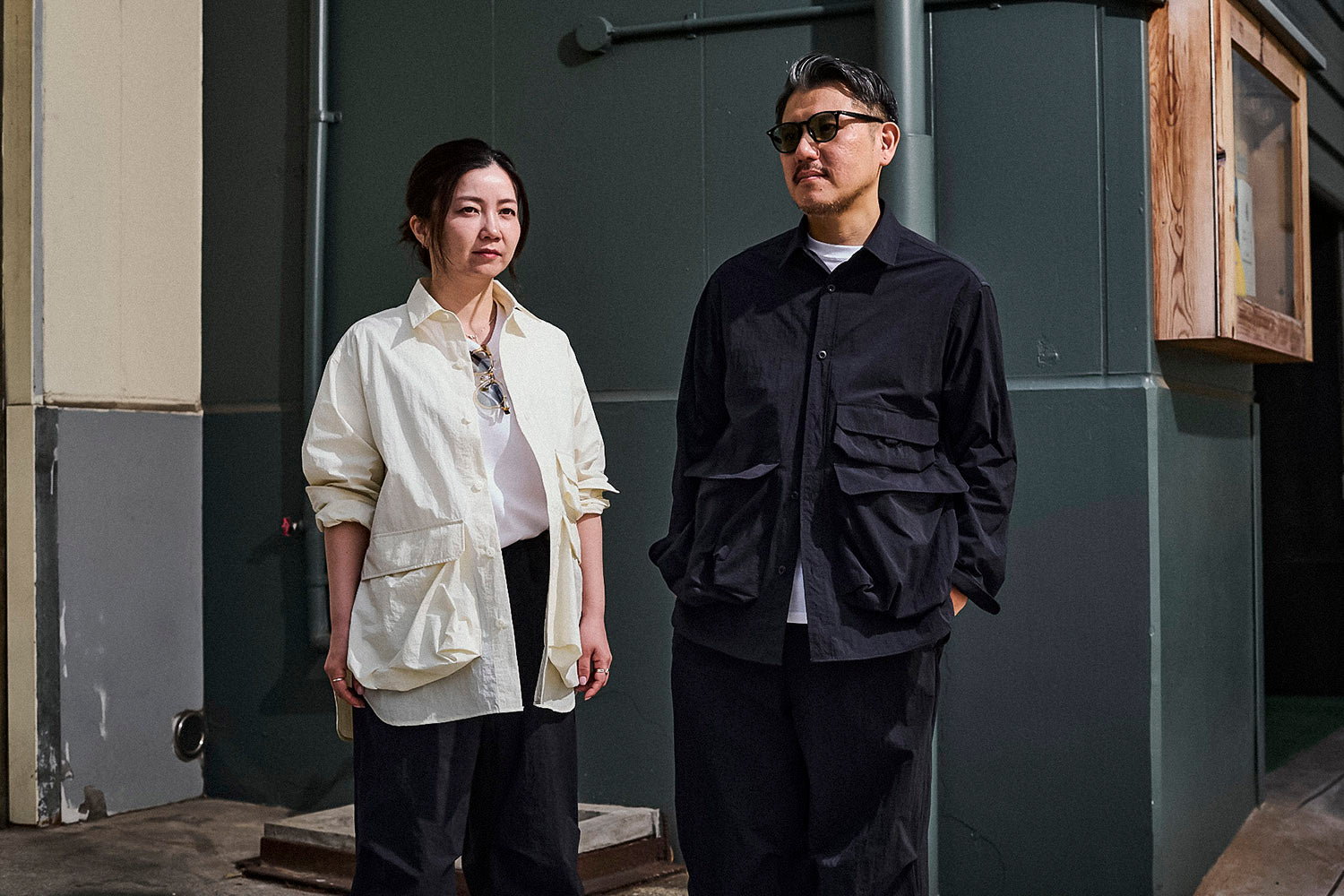 おしゃれ おすすめ ワークウェア ライト テック ナイロン シャツ 速乾 ドライ 軽量