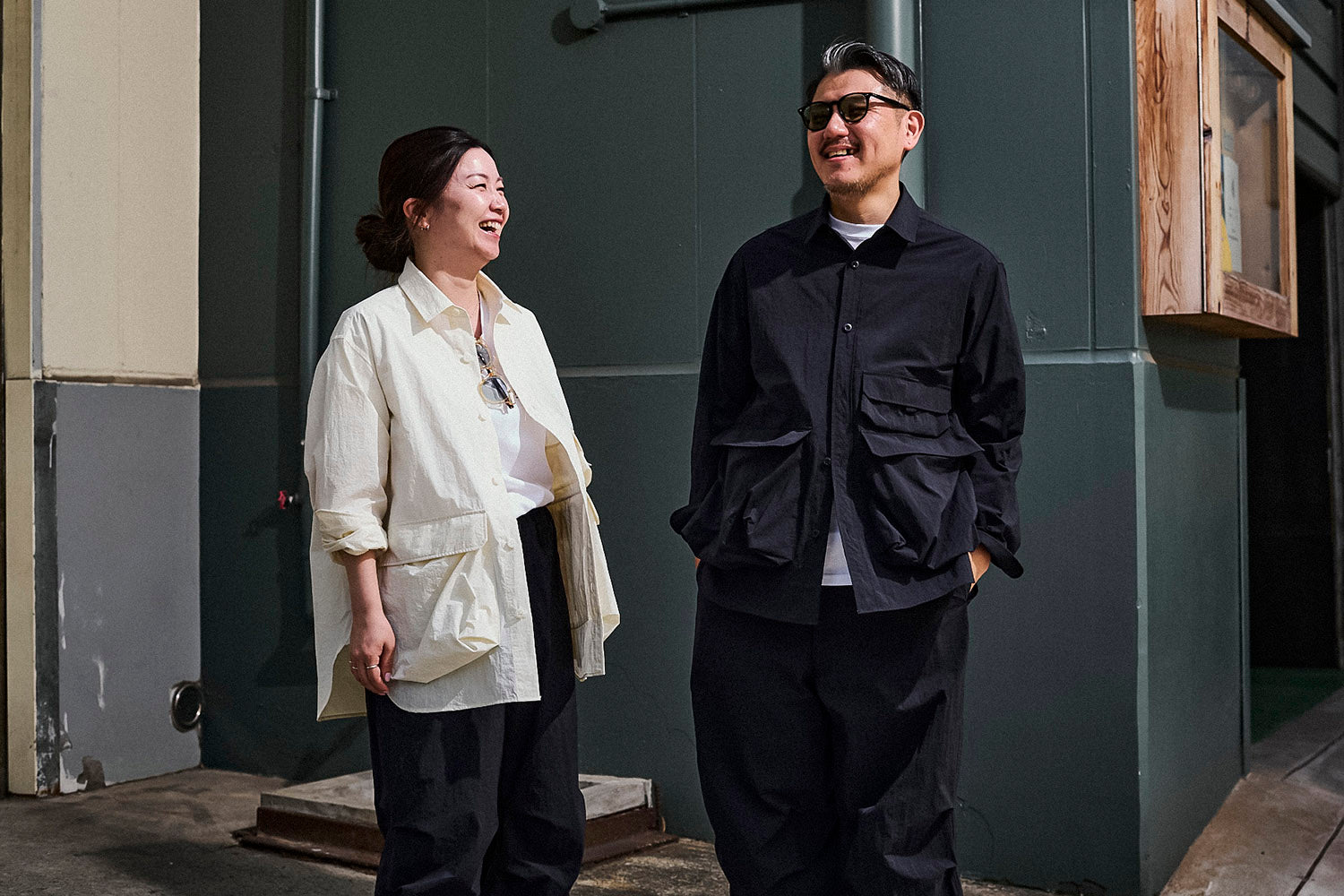 おしゃれ おすすめ ワークウェア ライト テック ナイロン シャツ 速乾 ドライ 軽量