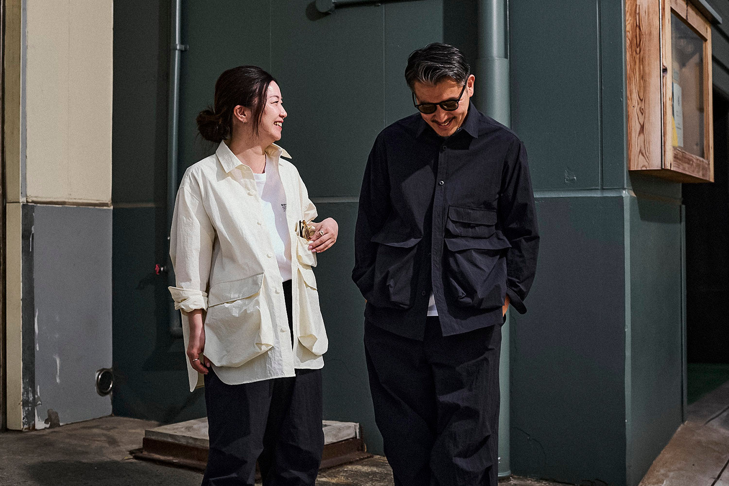 おしゃれ おすすめ ワークウェア ライト テック ナイロン シャツ 速乾 ドライ 軽量