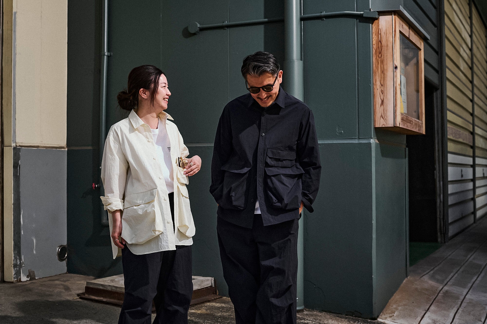 おしゃれ おすすめ ワークウェア ライト テック ナイロン シャツ 速乾 ドライ 軽量