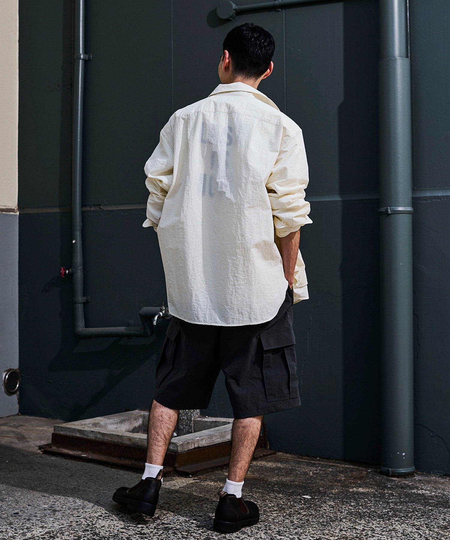 おしゃれ おすすめ ワークウェア ライト テック ナイロン シャツ 速乾 ドライ 軽量