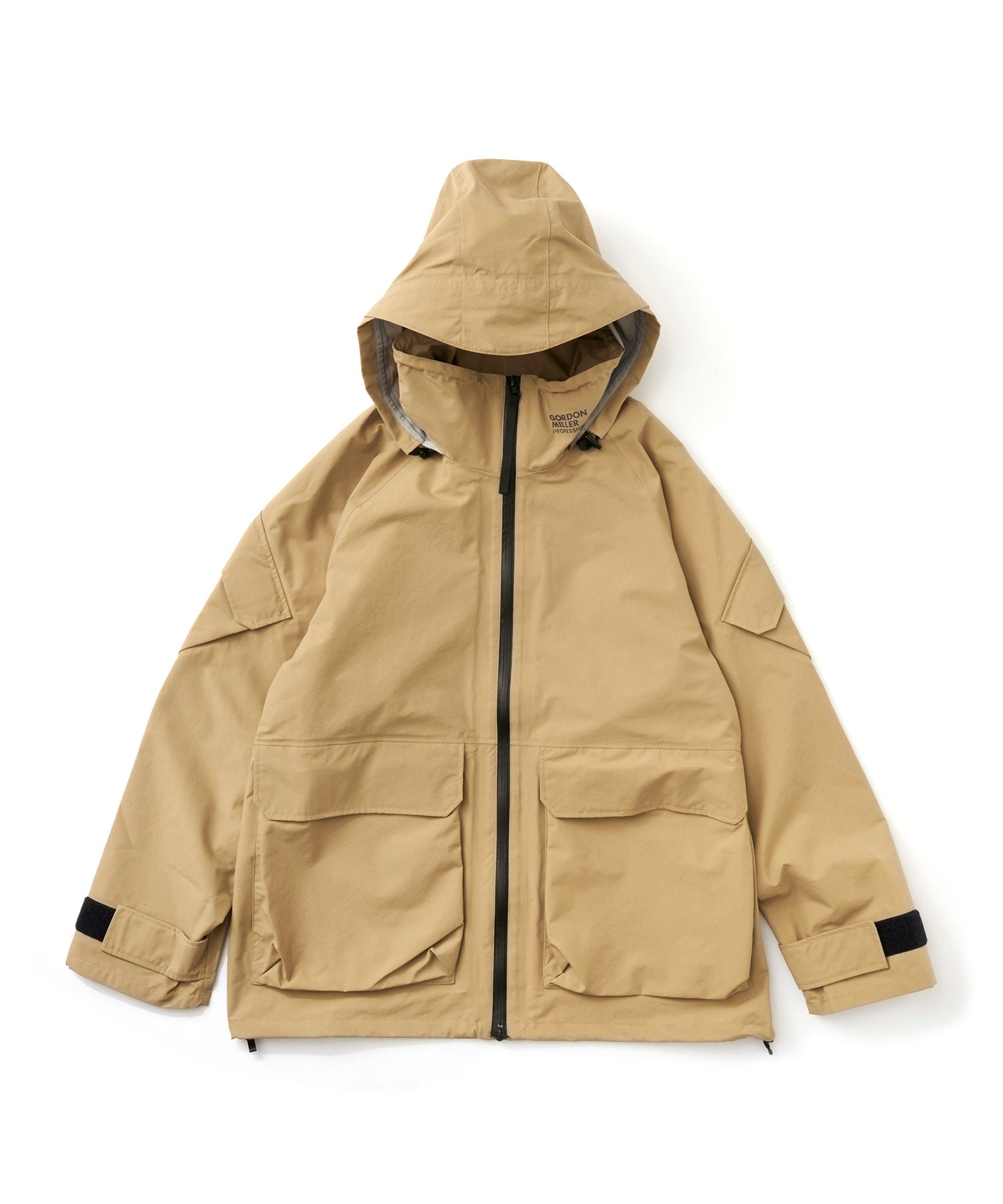 アパレル ワークウェア アウター 3レイヤー コート ジャケット レインコート 防水 透湿 ディテール 白ホリ ベージュ