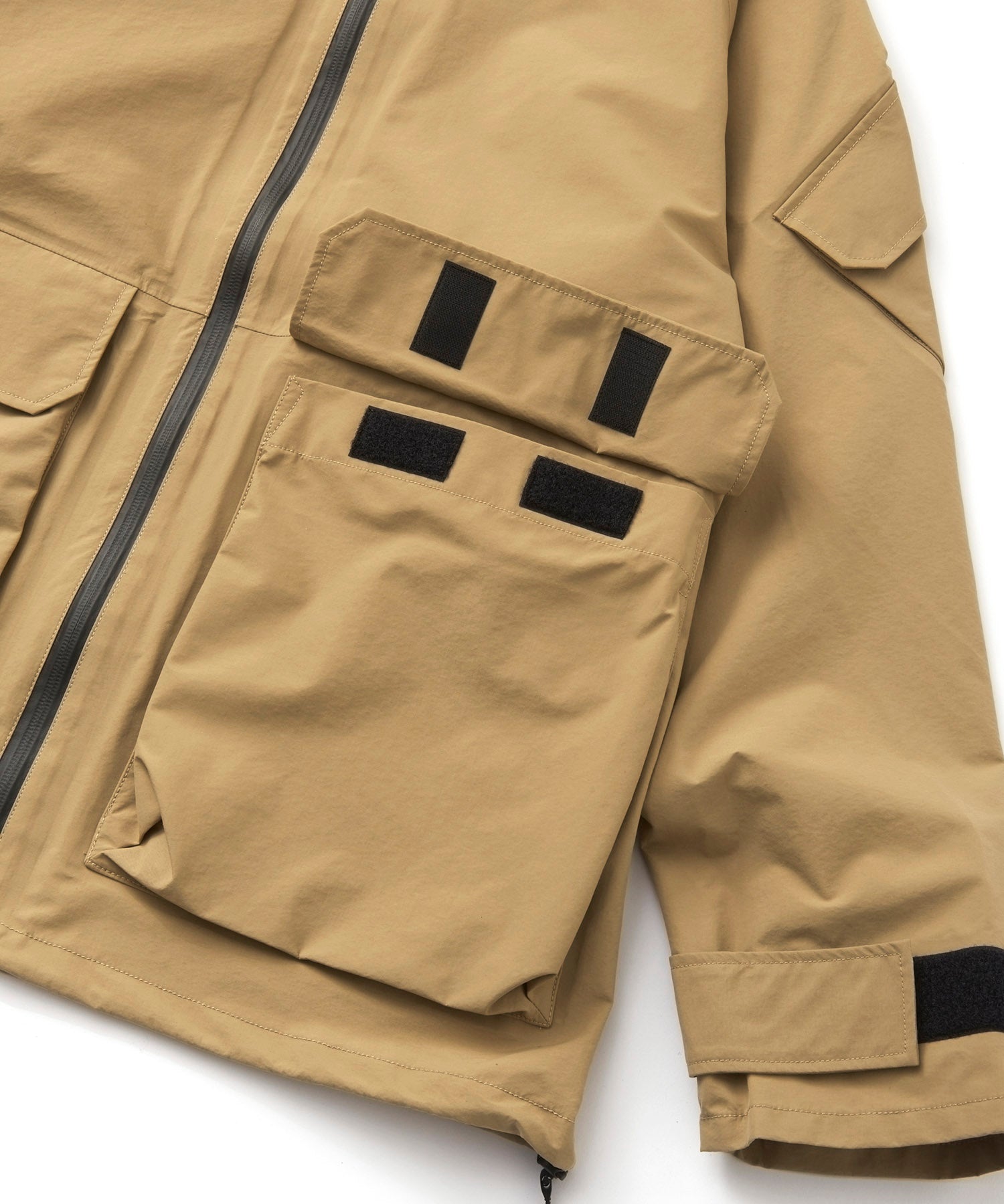 アパレル ワークウェア アウター 3レイヤー コート ジャケット レインコート 防水 透湿 ディテール 白ホリ ベージュ