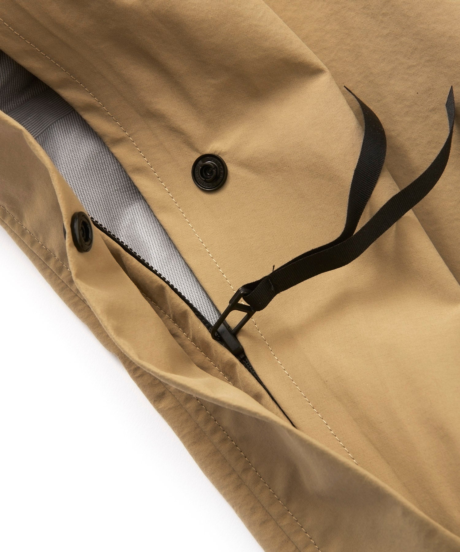 アパレル ワークウェア アウター 3レイヤー コート ジャケット レインコート 防水 透湿 ディテール 白ホリ ベージュ