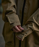 アパレル ワークウェア アウター 3レイヤー コート ジャケット レインコート 防水 透湿 ディテール