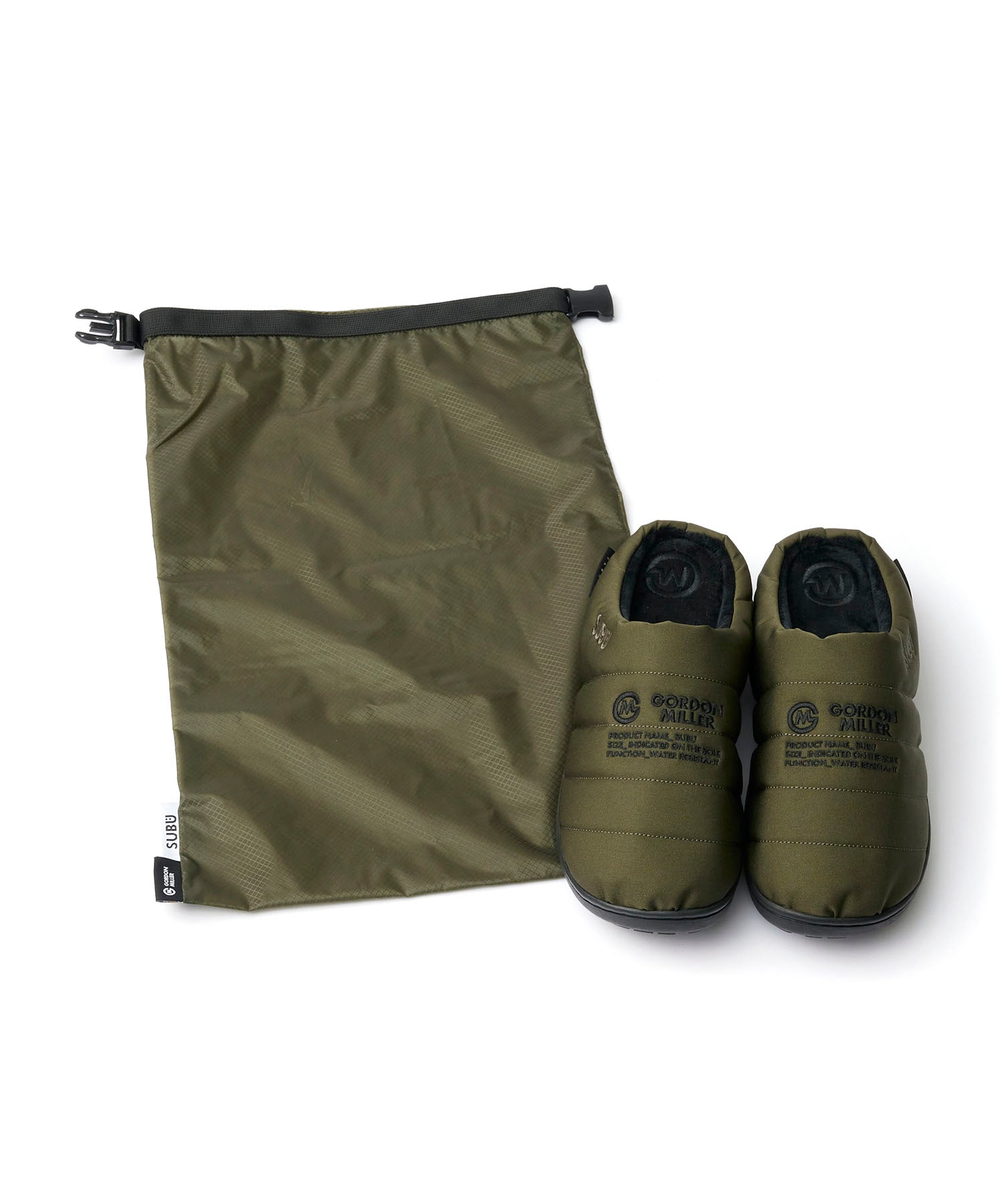 SUBU スリッパ サンダル FLINE Fライン キャンプ アウトドア コーデュラ 別注 おしゃれ おすすめ 焚火 車中泊 履き替え