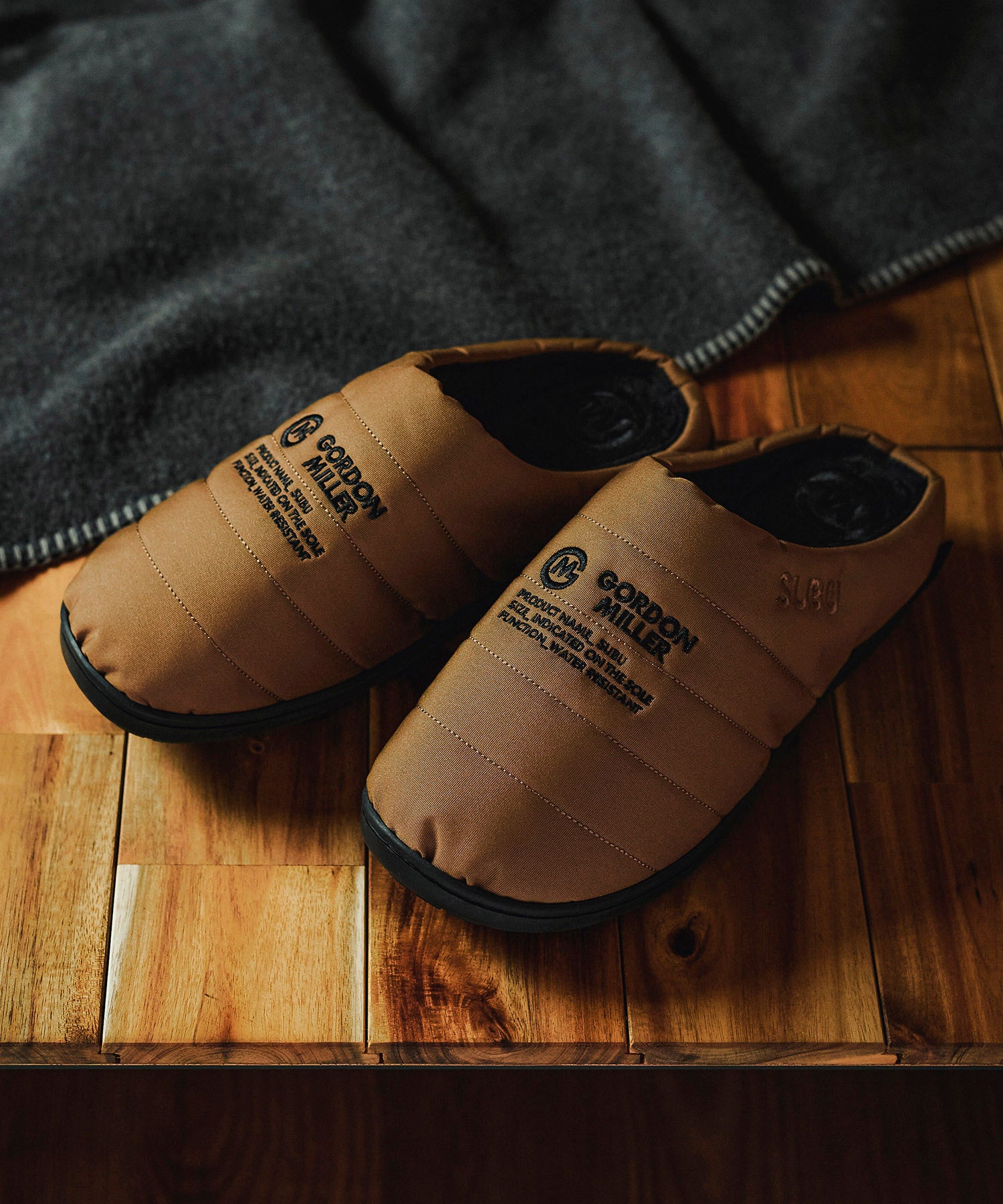 SUBU スリッパ サンダル FLINE Fライン キャンプ アウトドア コーデュラ 別注 おしゃれ おすすめ 焚火 車中泊 履き替え