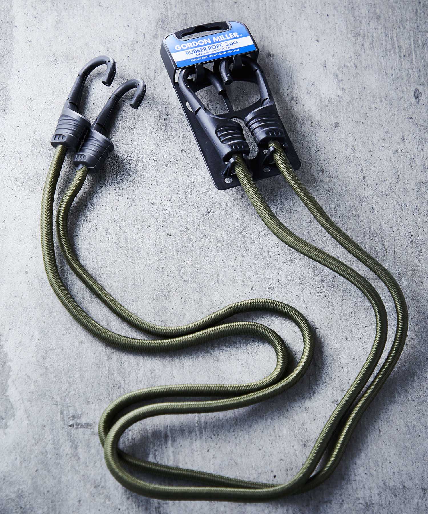 おしゃれ おすすめ カー用品 ラバーロープ 1メートル 便利グッズ 汎用 収納 積載