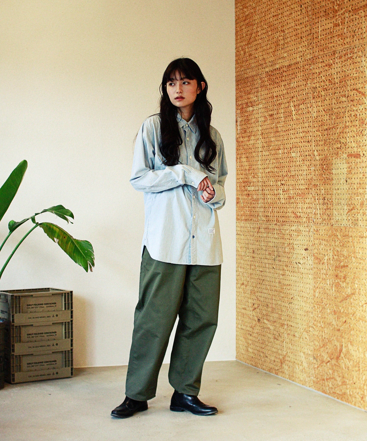 おしゃれ おすすめ ワークウェア ブランド ゴードンミラー シャンブレー ワークシャツ