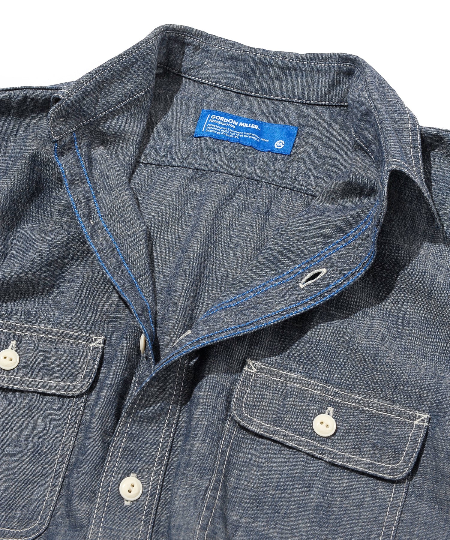 おしゃれ おすすめ ワークウェア ブランド ゴードンミラー シャンブレー ワークシャツ
