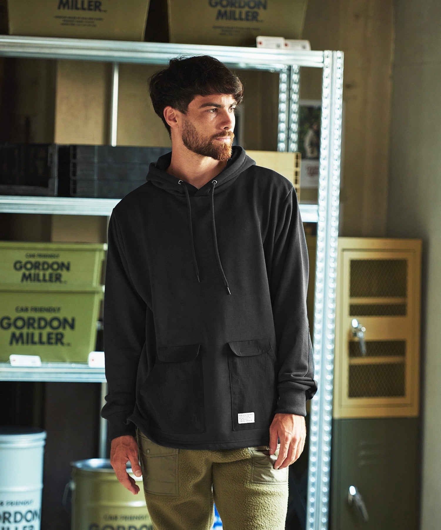 おしゃれ おすすめ ワークウェア ブランド ポリコット マルチ ポケット パーカー