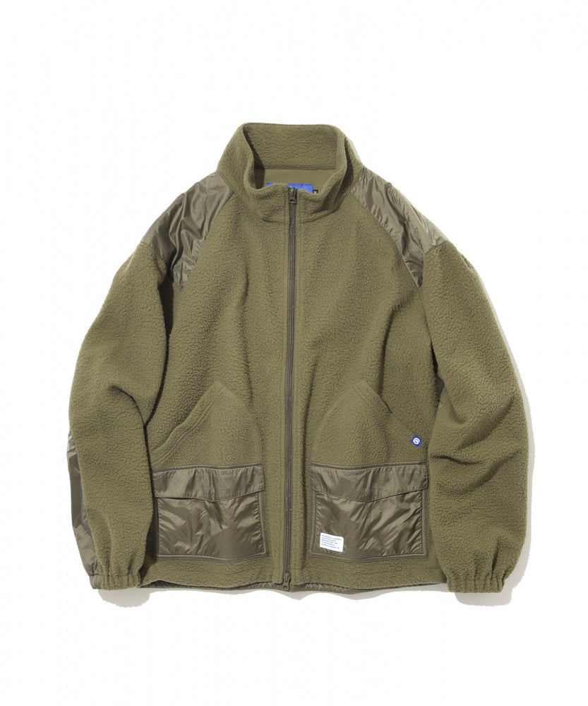 おしゃれ おすすめ ワークウェア ブランド カルイシ フリース ジップアップ ブルゾン