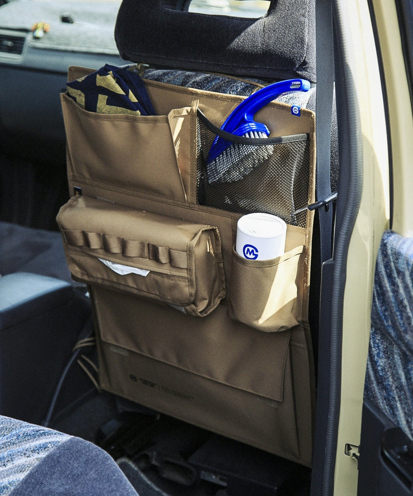 おしゃれ おすすめ カー用品 コーデュラ シートバック ポケット 便利グッズ 収納