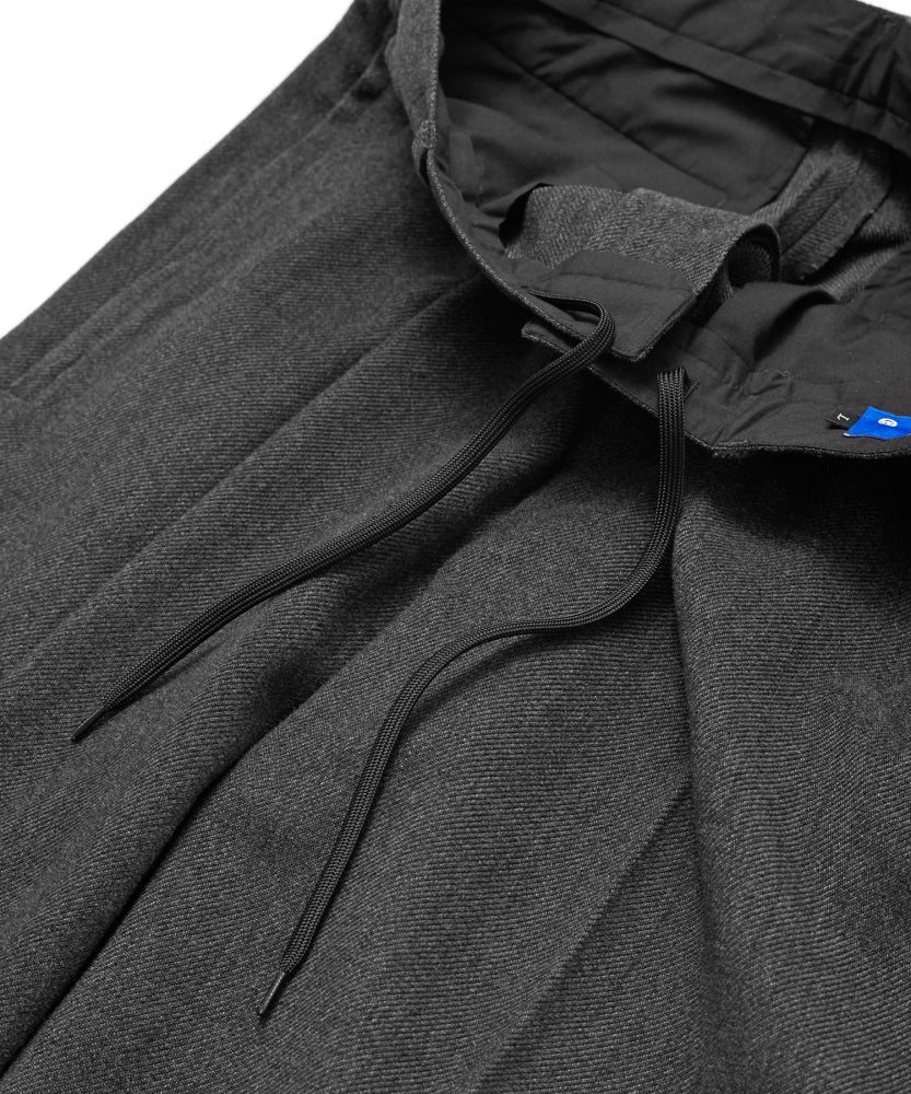 おしゃれ おすすめ ワークウェア ブランド ウール ツイード 2タック クロップド パンツ