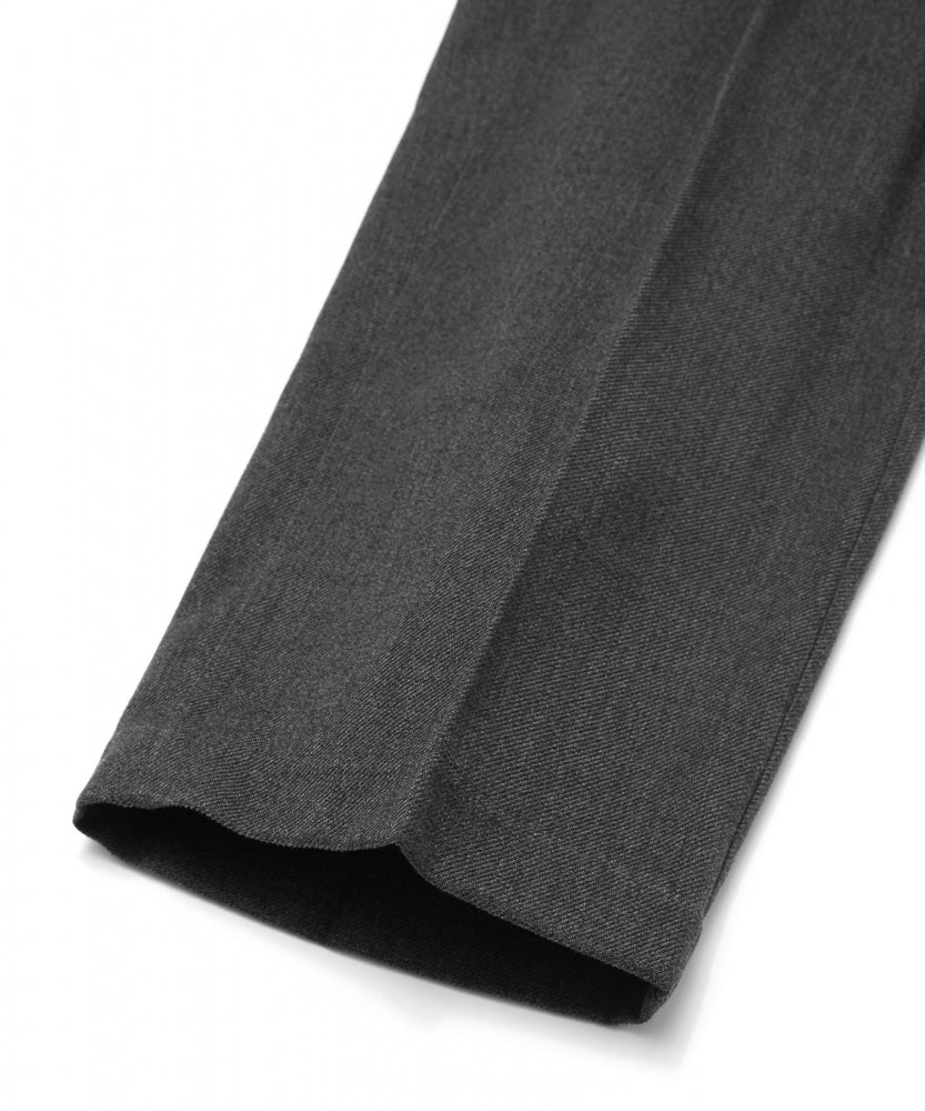 おしゃれ おすすめ ワークウェア ブランド ウール ツイード 2タック クロップド パンツ