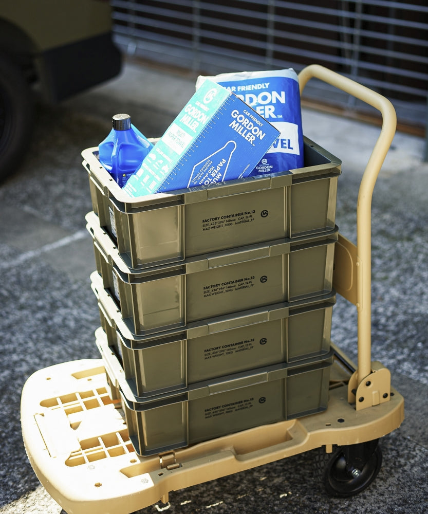 おしゃれ おすすめ 積み重ね 収納ボックス ファクトリーコンテナ 小物入れ 工具入れ