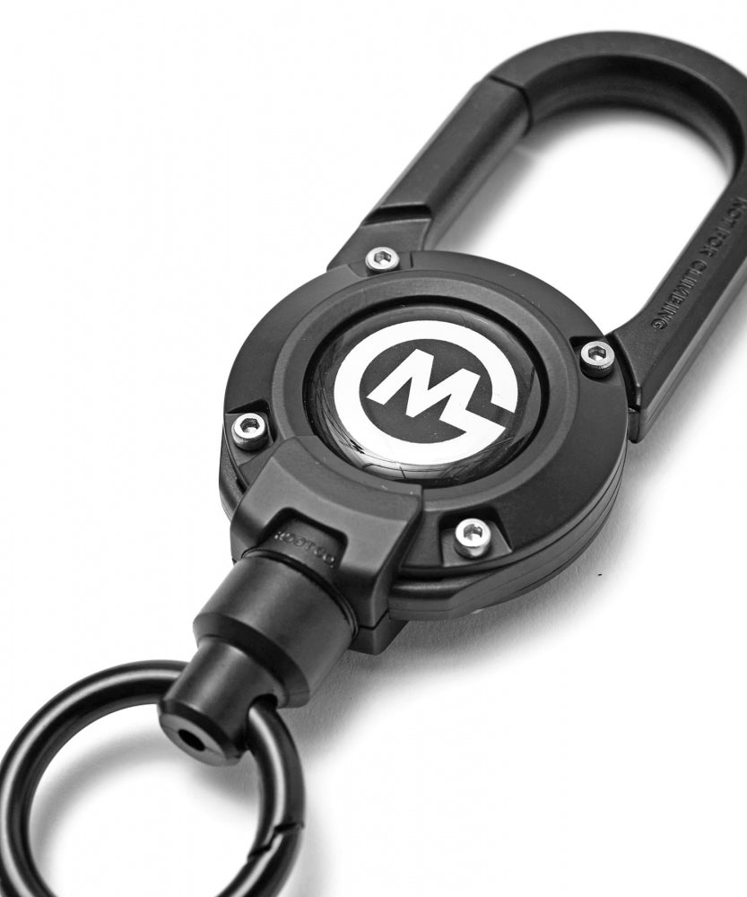 おしゃれ おすすめ マグネット内蔵 カラビナ付き コード リール キーホルダー